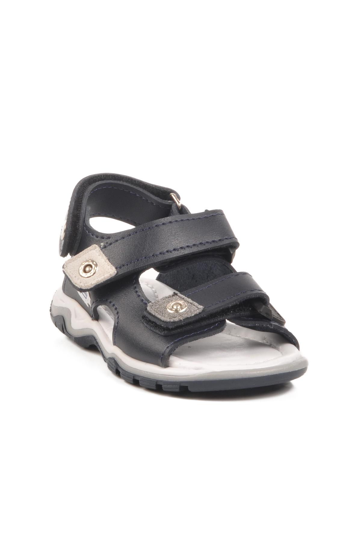 Lacivert-Beyaz-Kırmızı Çocuk Sandalet Wendy 173110 B - Görsel 2