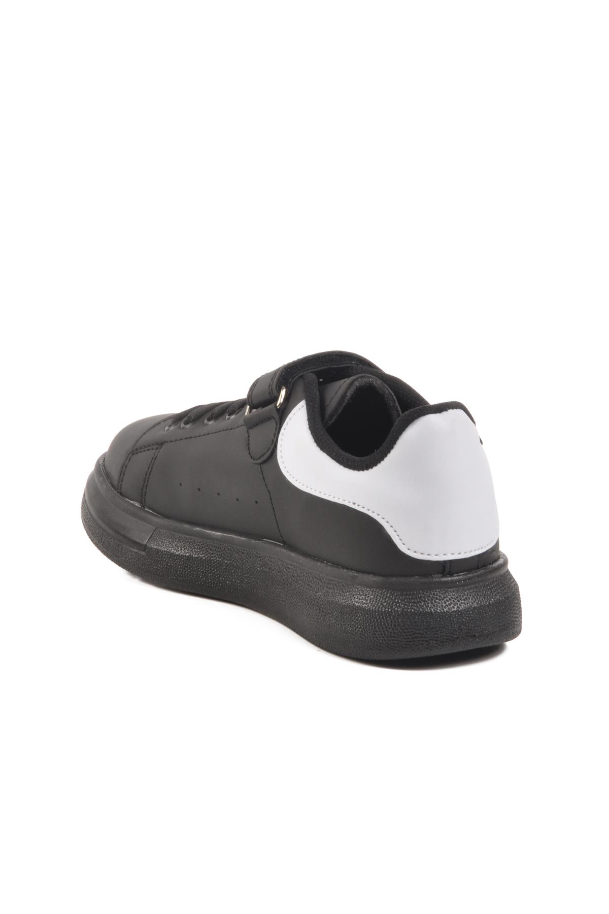 Siyah-Beyaz Çocuk Spor Ayakkabı 160 F - Görsel 5
