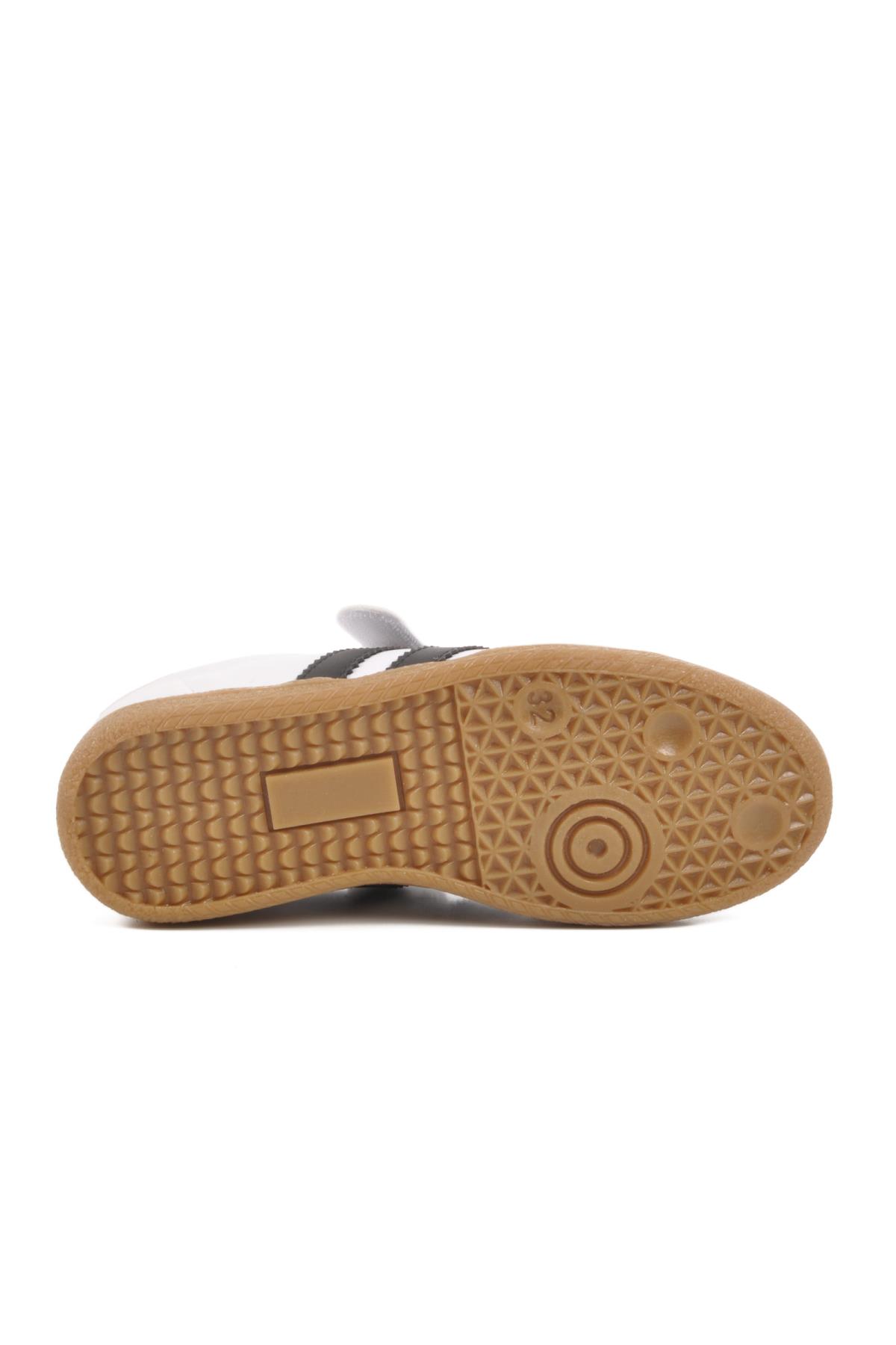 Beyaz-Siyah Çocuk Spor Ayakkabı 225 F - Görsel 6