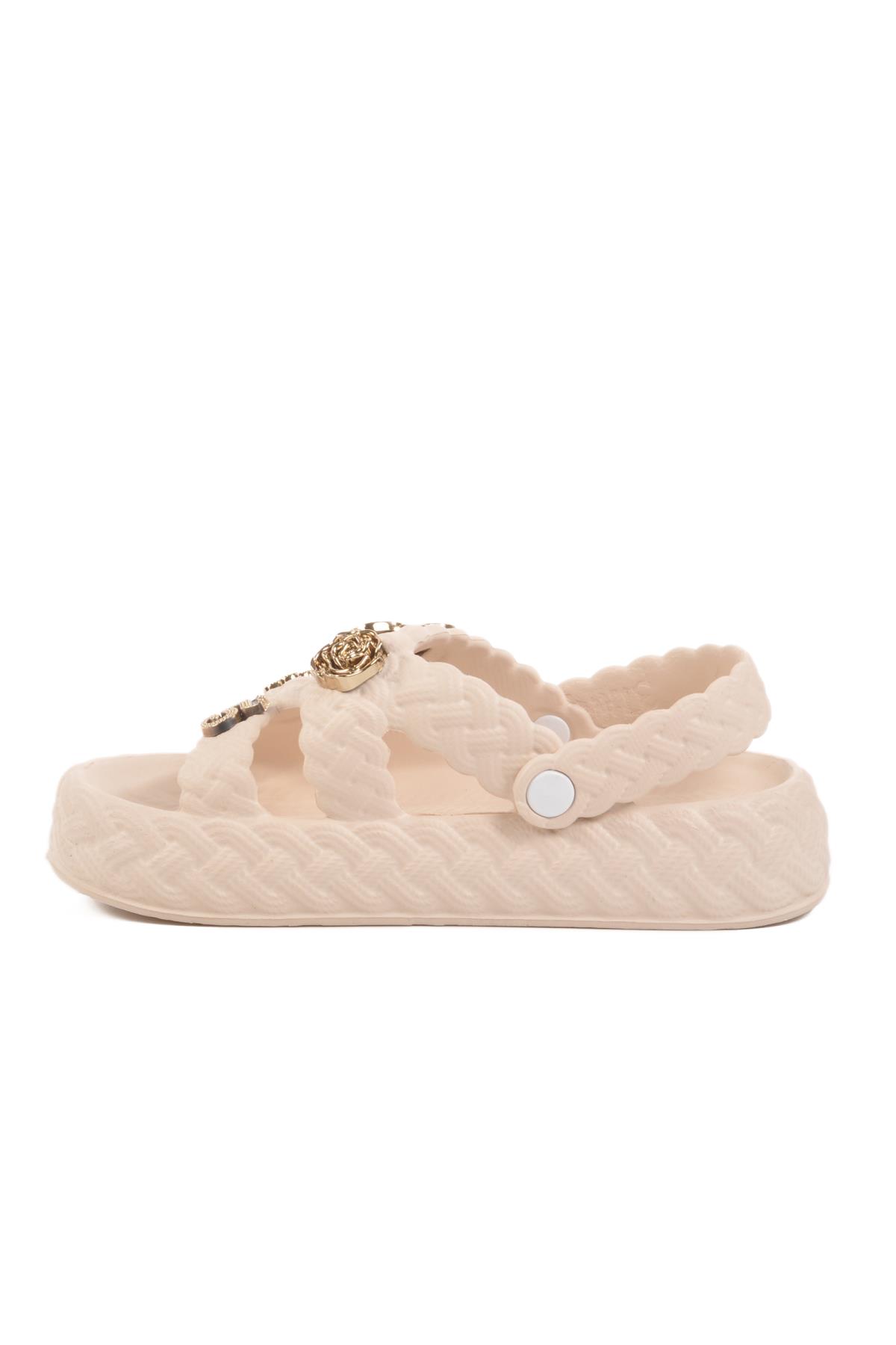 Ekru Kadın Terlik 804 Z - Görsel 3