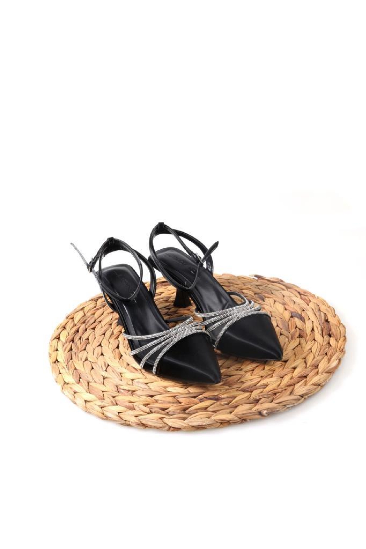 02801 Kadın Abiye Taşlı Ayakkabı - Görsel 5