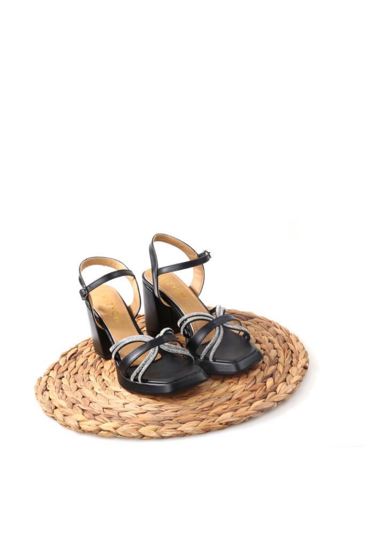Wzy 02709 9 Cm Topuklu Kadın Sandalet Ayakkabı - Görsel 5