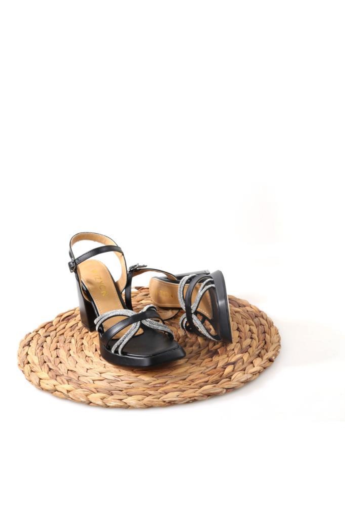 Wzy 02709 9 Cm Topuklu Kadın Sandalet Ayakkabı - Görsel 6