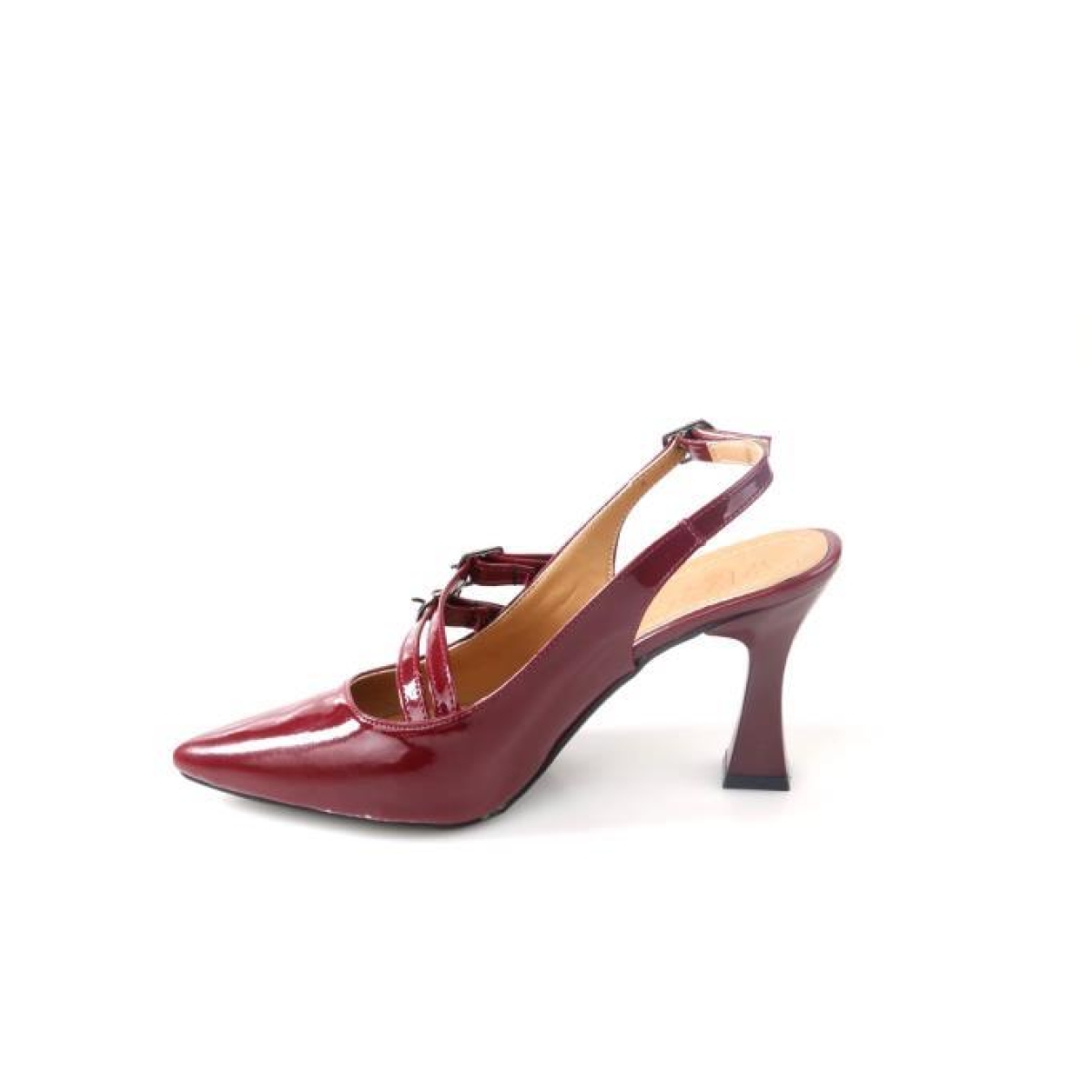 Wzy 02817 8,5 Cm Topuklu Kadın Arkası Açık Stiletto Ayakkabı - Görsel 5