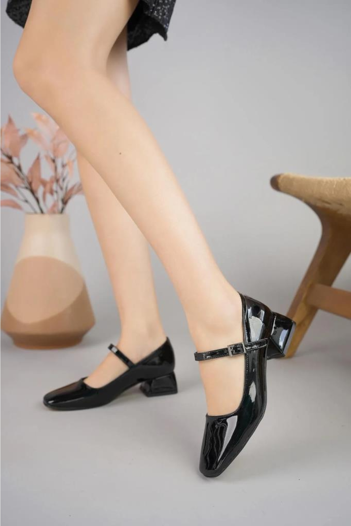 Gzzh 02819 3 Cm Topuklu Kadın Stiletto Ayakkabı - Görsel 4