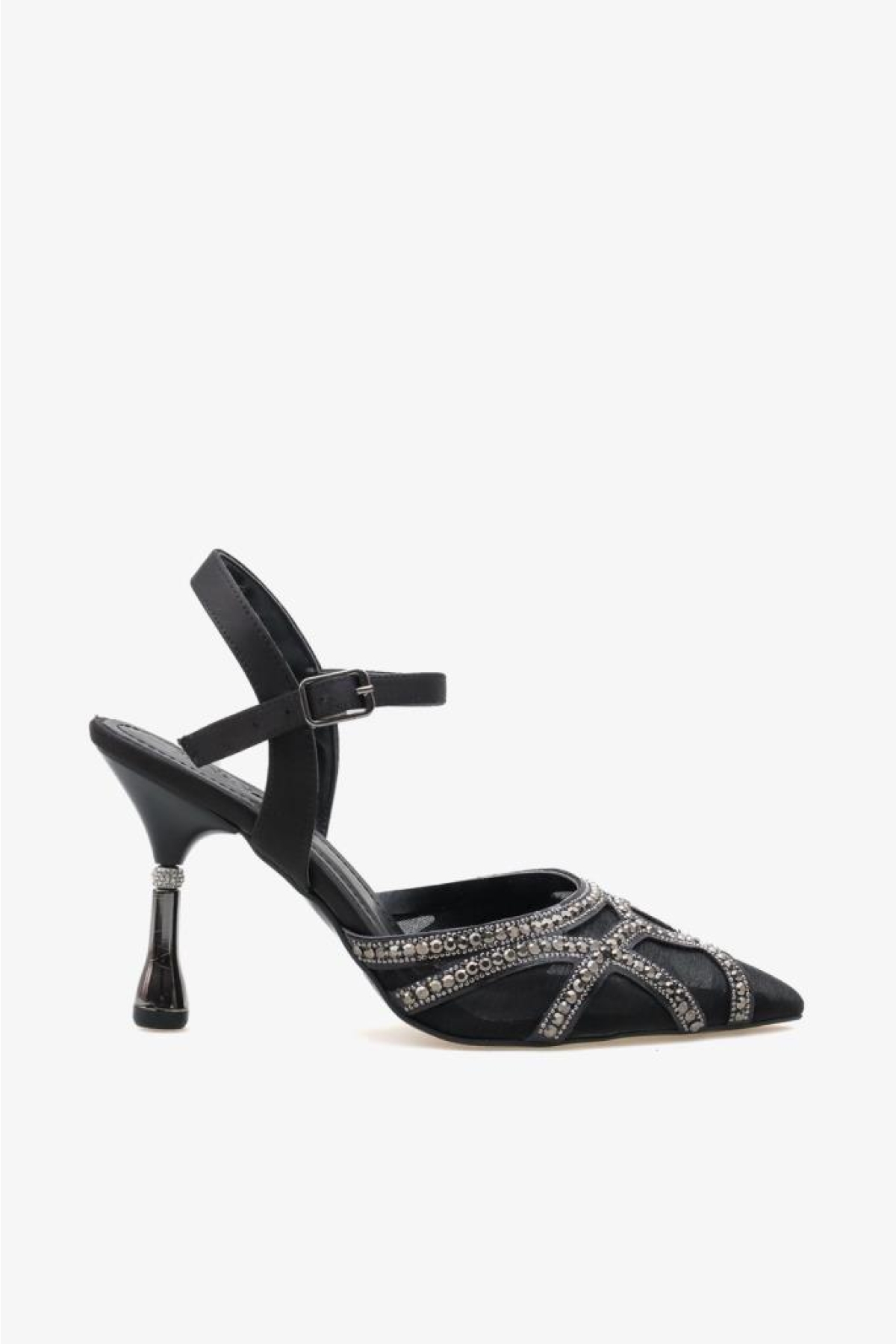 Pisagor Ps-32640 8,5 Cm Topuklu Kadın Stiletto Ayakkabı - Görsel 4