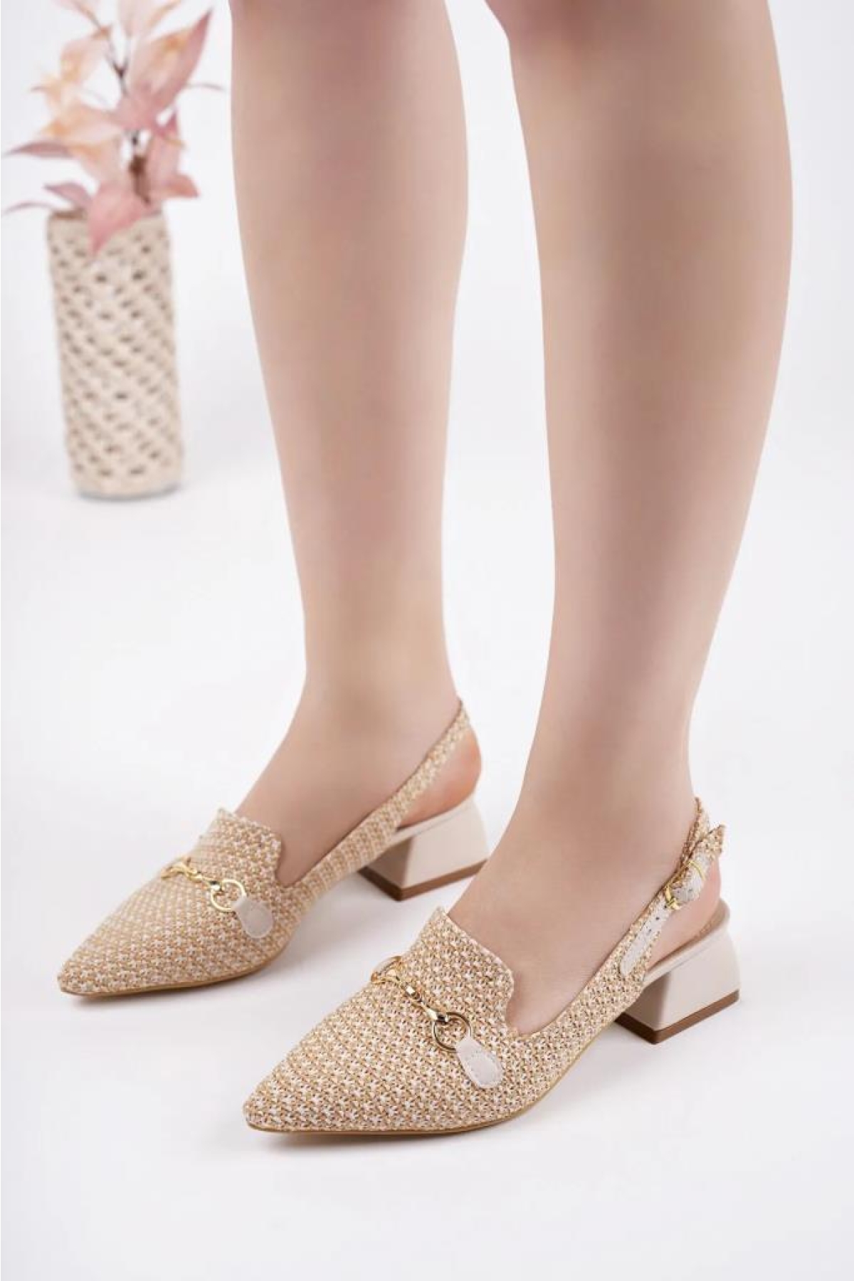 Sprs 03274 Kadın Klasik Topuklu Ayakkabı - Görsel 2