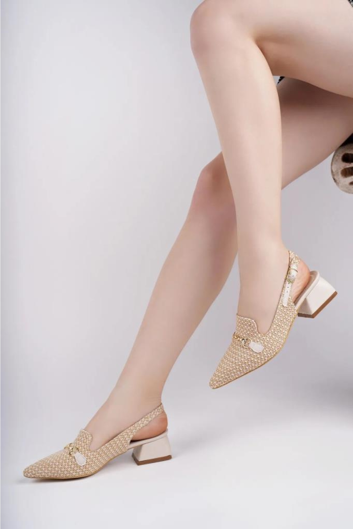 Sprs 03274 Kadın Klasik Topuklu Ayakkabı - Görsel 3