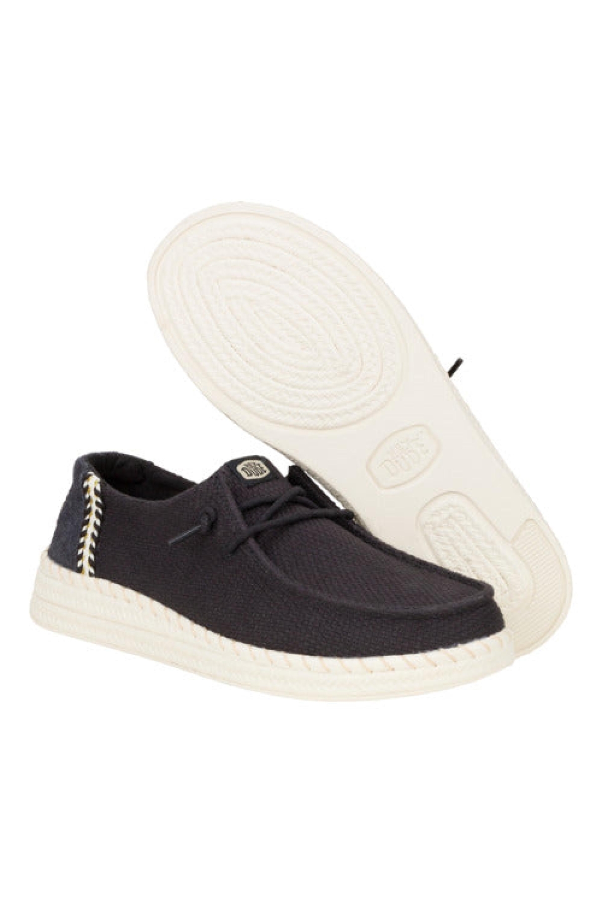 43681 Wendy Espadrille Woven Siyah Kadın Ayakkabı - Görsel 6