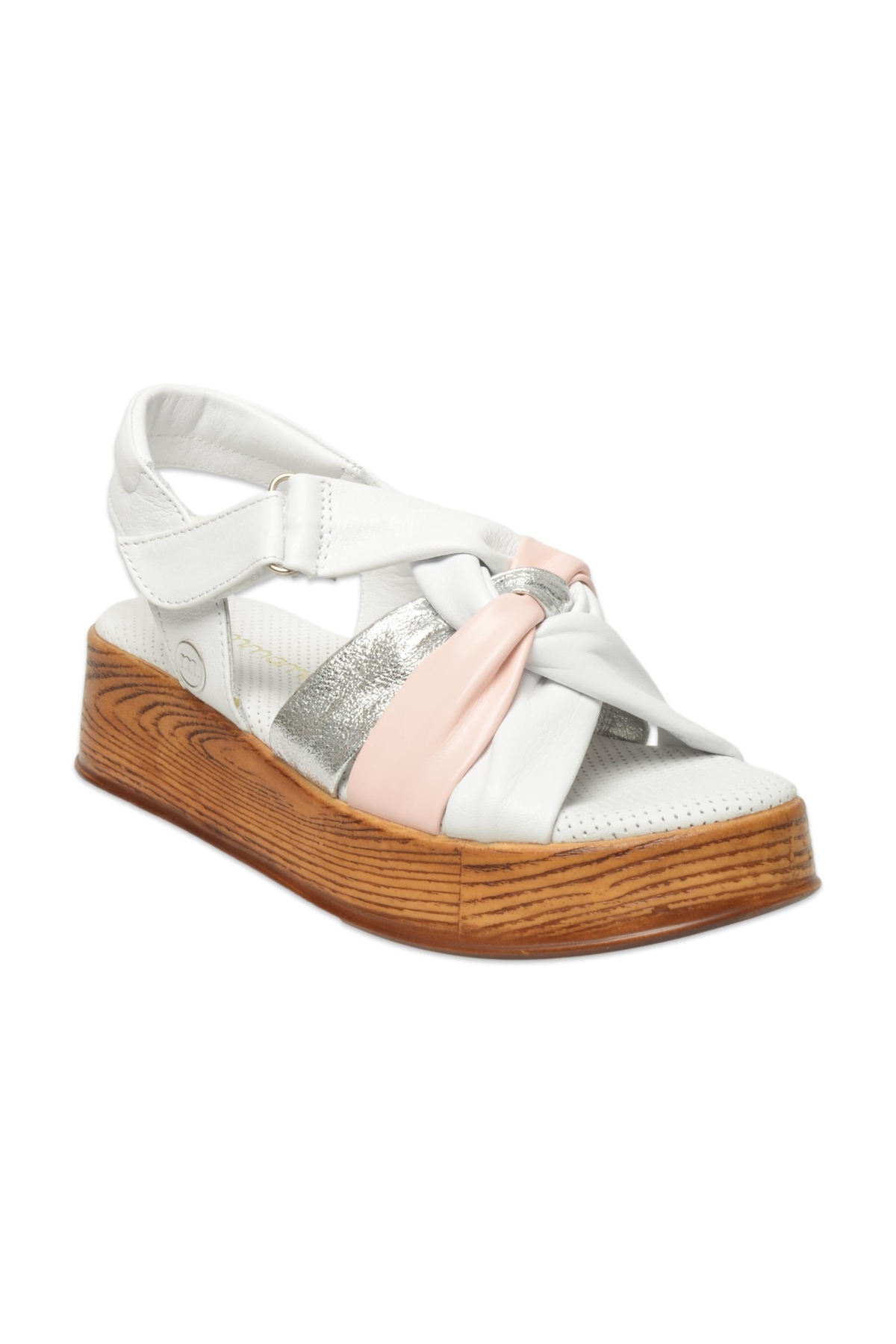 D25Ys-5115Z Günlük Beyaz Kadın Sandalet - Görsel 2