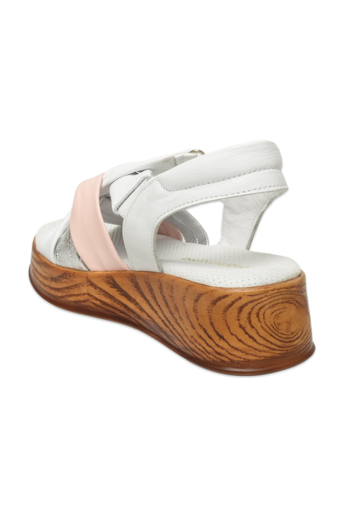 D25Ys-5115Z Günlük Beyaz Kadın Sandalet - Görsel 5