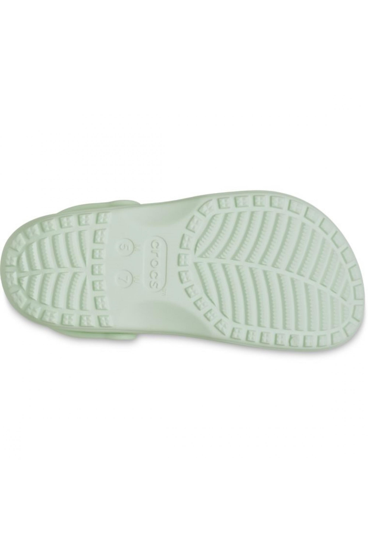 210927 Classic Floral Cut Out Clog Açık Yeşil Unisex Terlik - Görsel 6