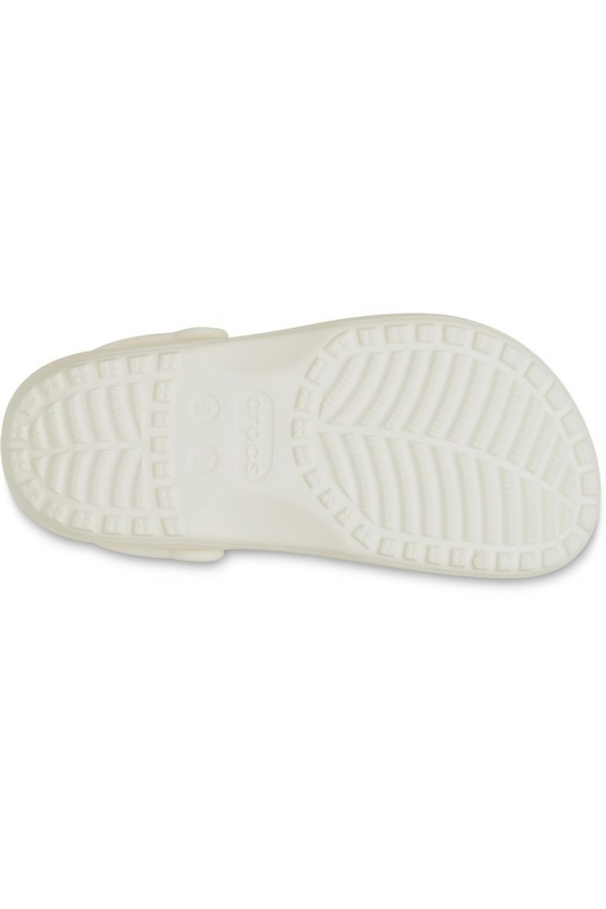 210927 Classic Floral Cut Out Clog Beyaz Unisex Terlik - Görsel 6