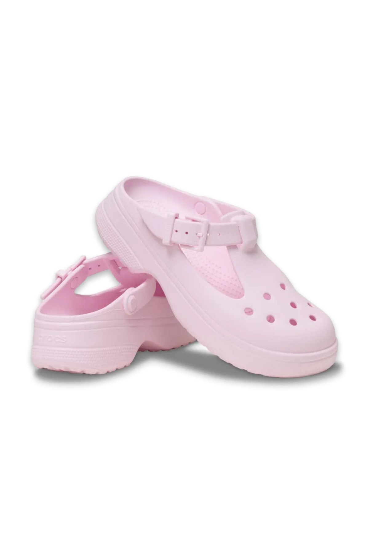 210581 Classic Mary Jane Clog Pembe Unisex Terlik - Görsel 5