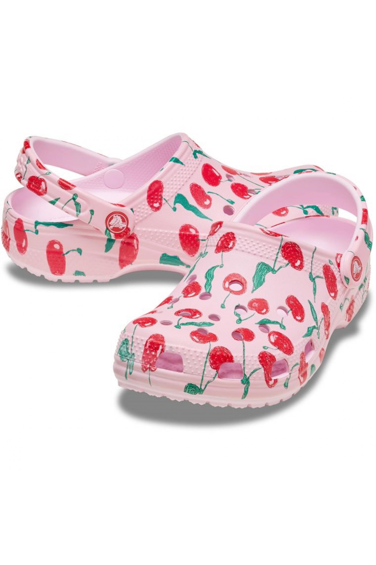 211008 Classic Fresh Fruits Clog Pembe Unisex Terlik - Görsel 5