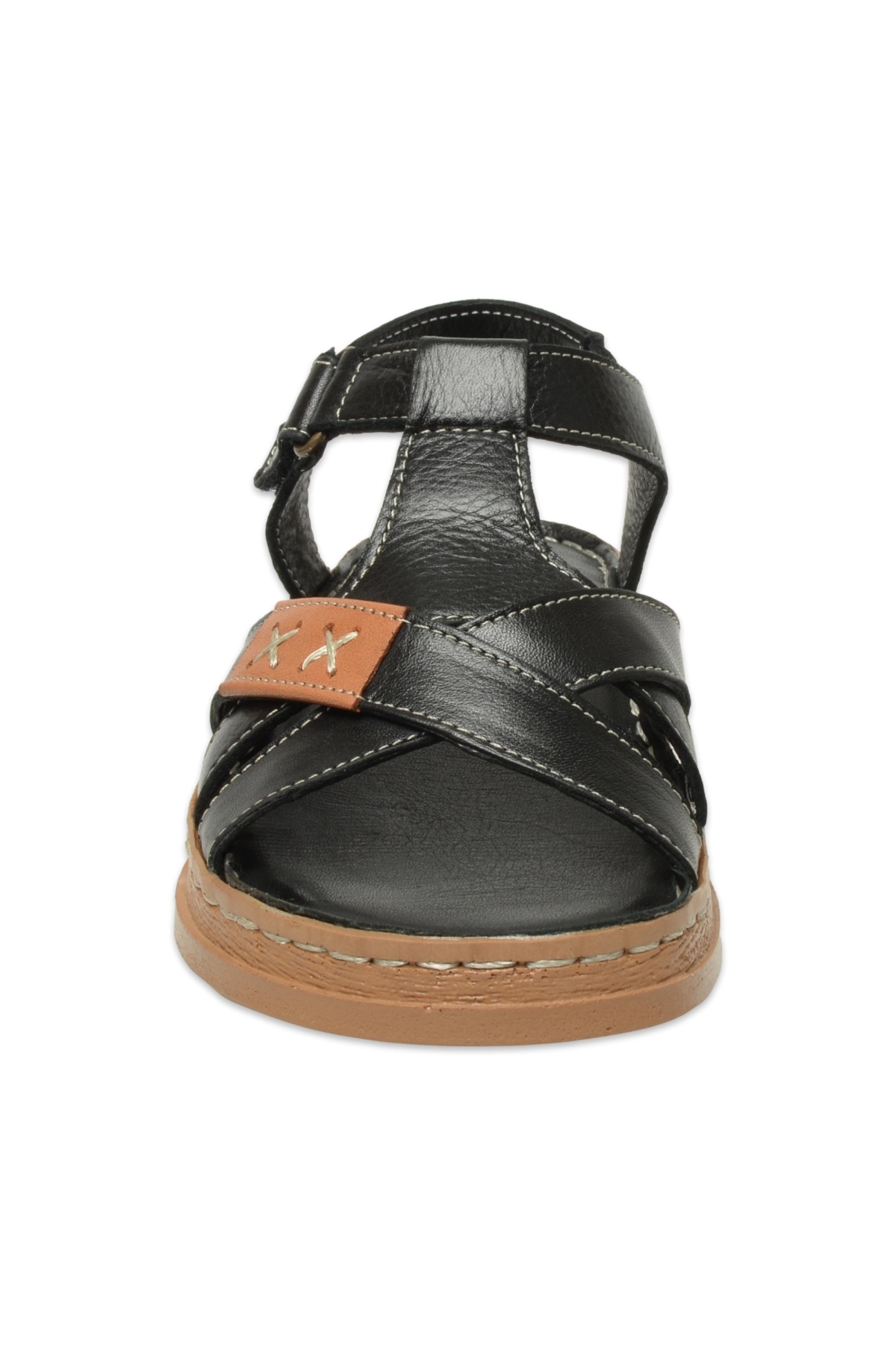 D25Ys-2440 Günlük Siyah Kadın Sandalet - Görsel 4