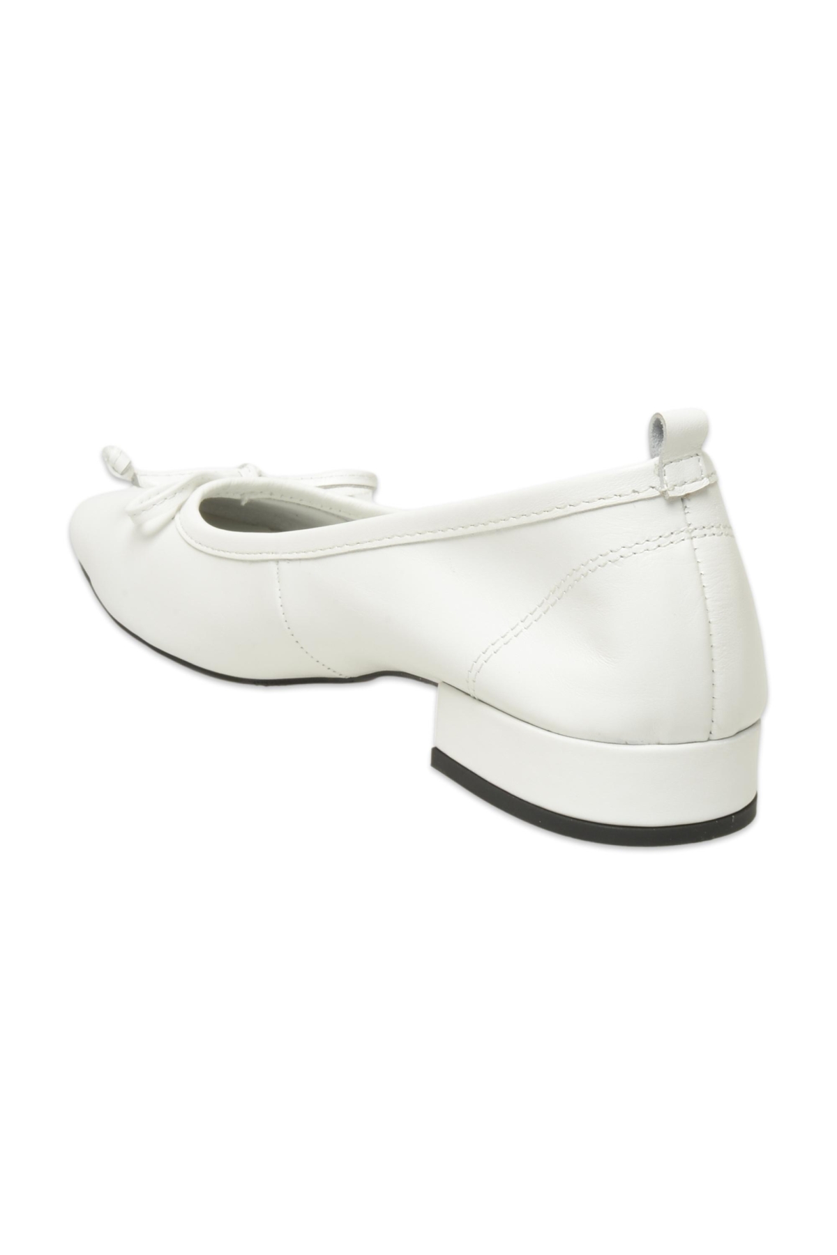 D25Ya-810Z Günlük Beyaz Kadın Babet - Görsel 5