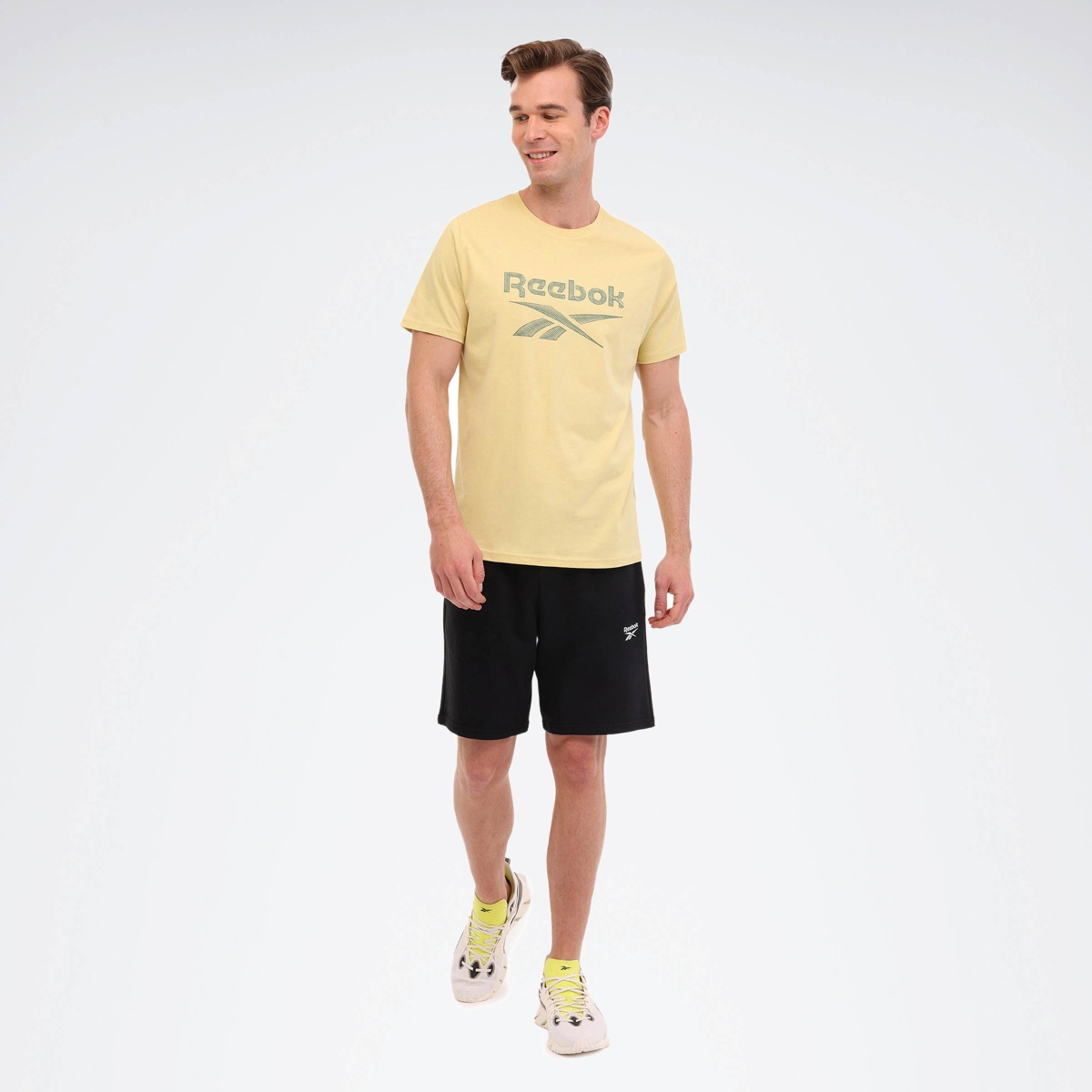Reebok NEW ID REG TEE Neon Yeşil Erkek Kısa Kol T-Shirt