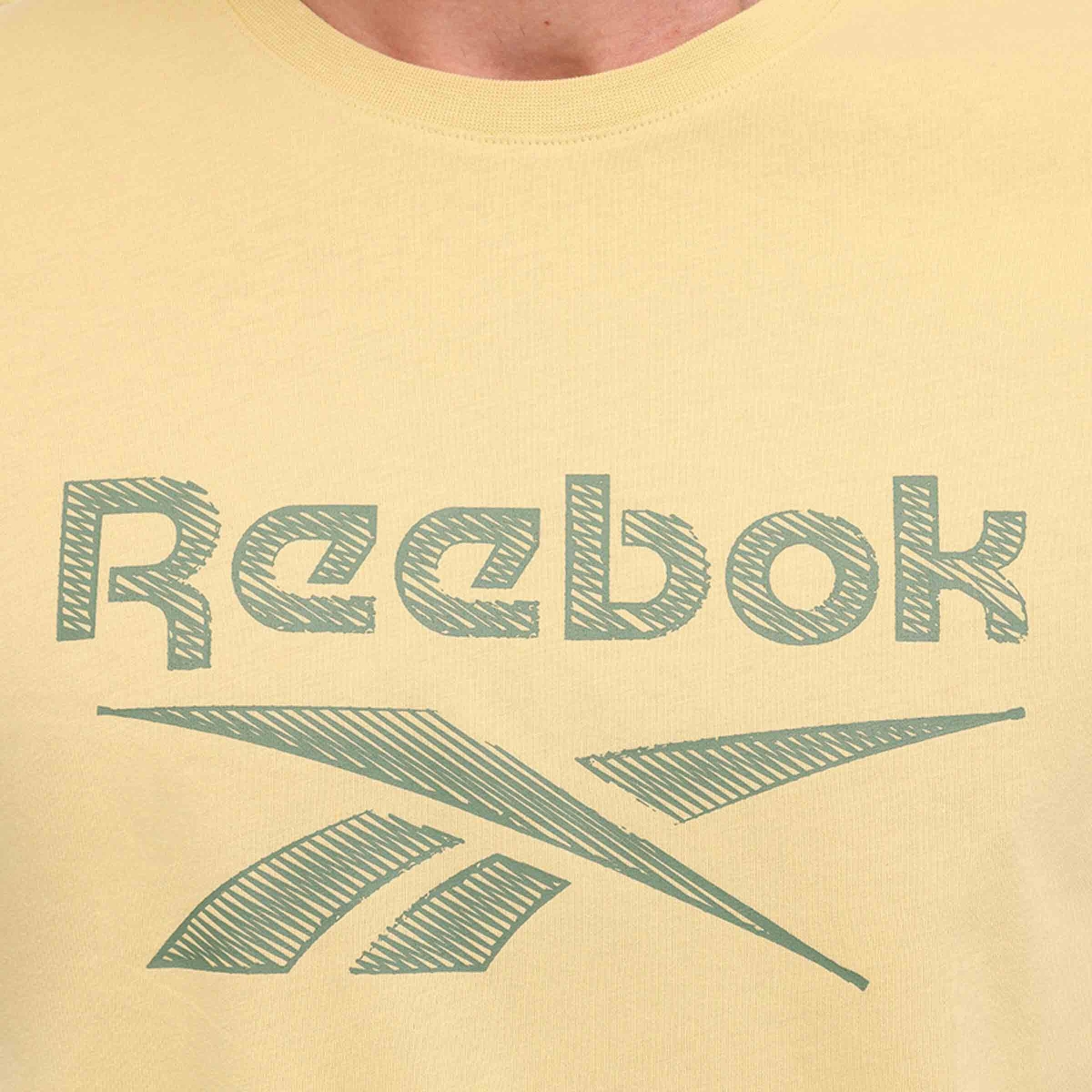 Reebok NEW ID REG TEE Neon Yeşil Erkek Kısa Kol T-Shirt