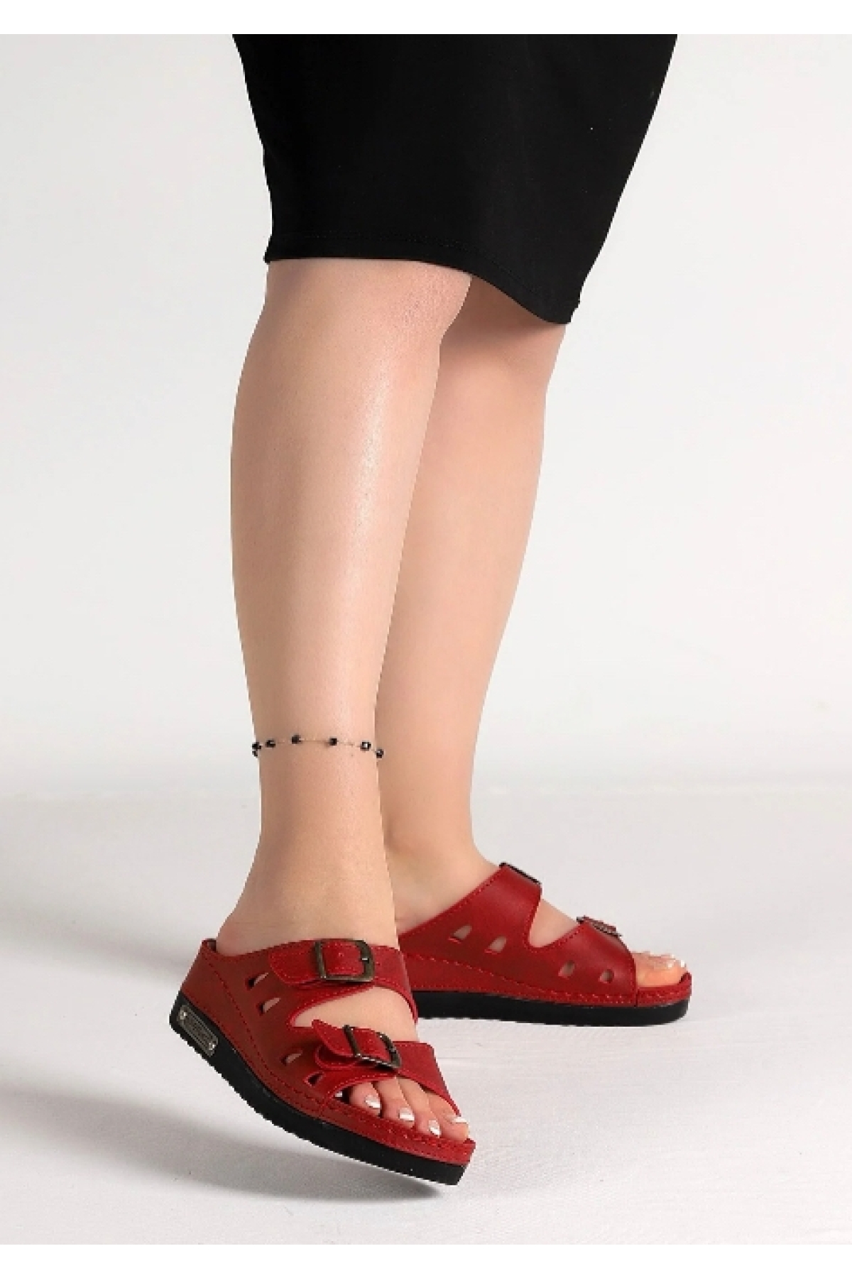 07-043 D.r Tavsiyeli Ortapedik Kadın Terlik - Görsel 3