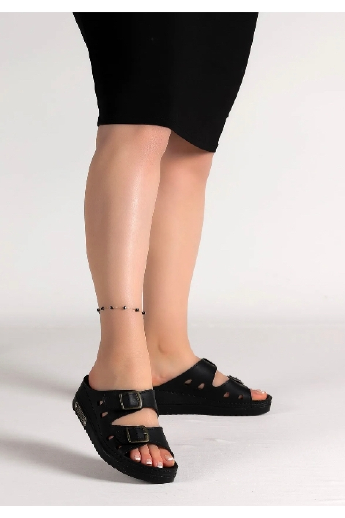 07-043 D.r Tavsiyeli Ortapedik Kadın Terlik - Görsel 3