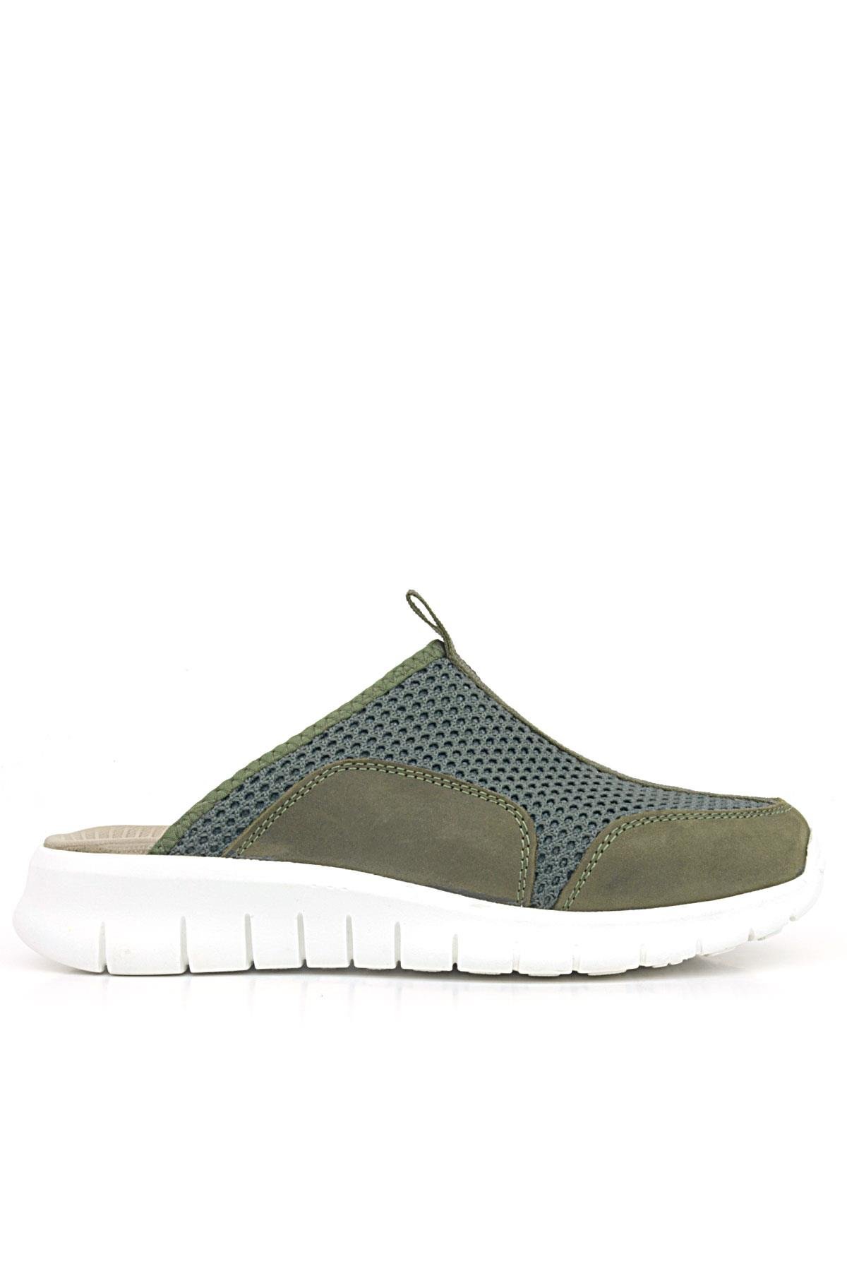 Medikal Haki Yeşil Kum Comfort Tabanlı Spor Terlik - Görsel 3