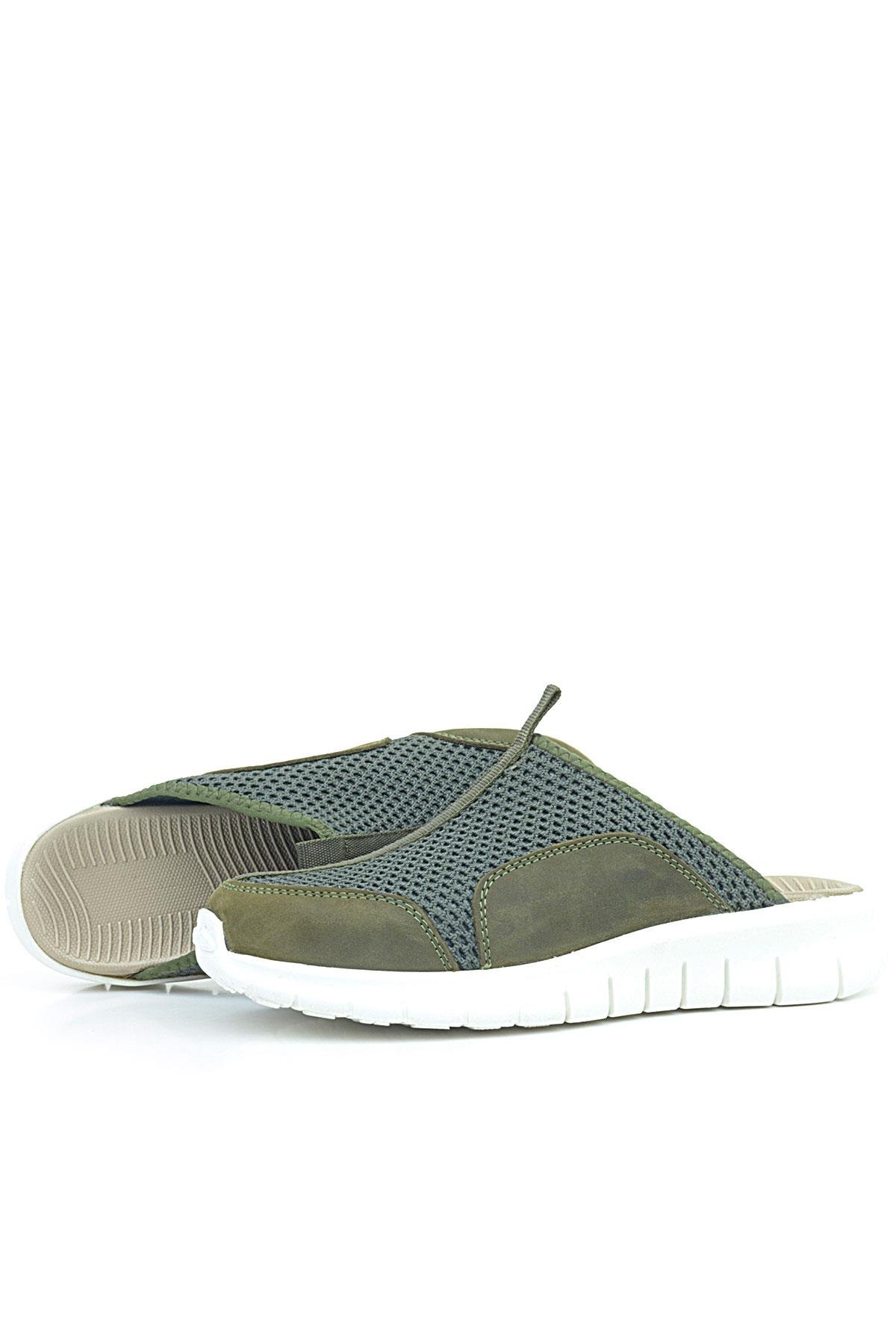 Medikal Haki Yeşil Kum Comfort Tabanlı Spor Terlik - Görsel 4