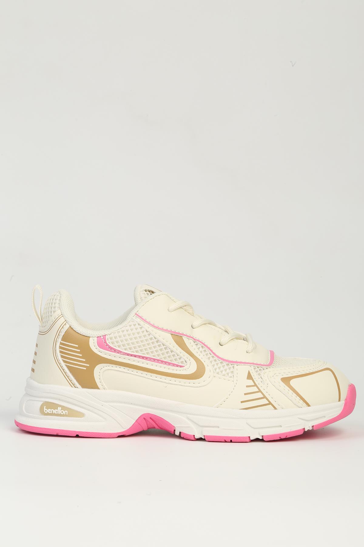 Bej Çocuk Spor Ayakkabı İTHAL BNI-11536 - Görsel 2