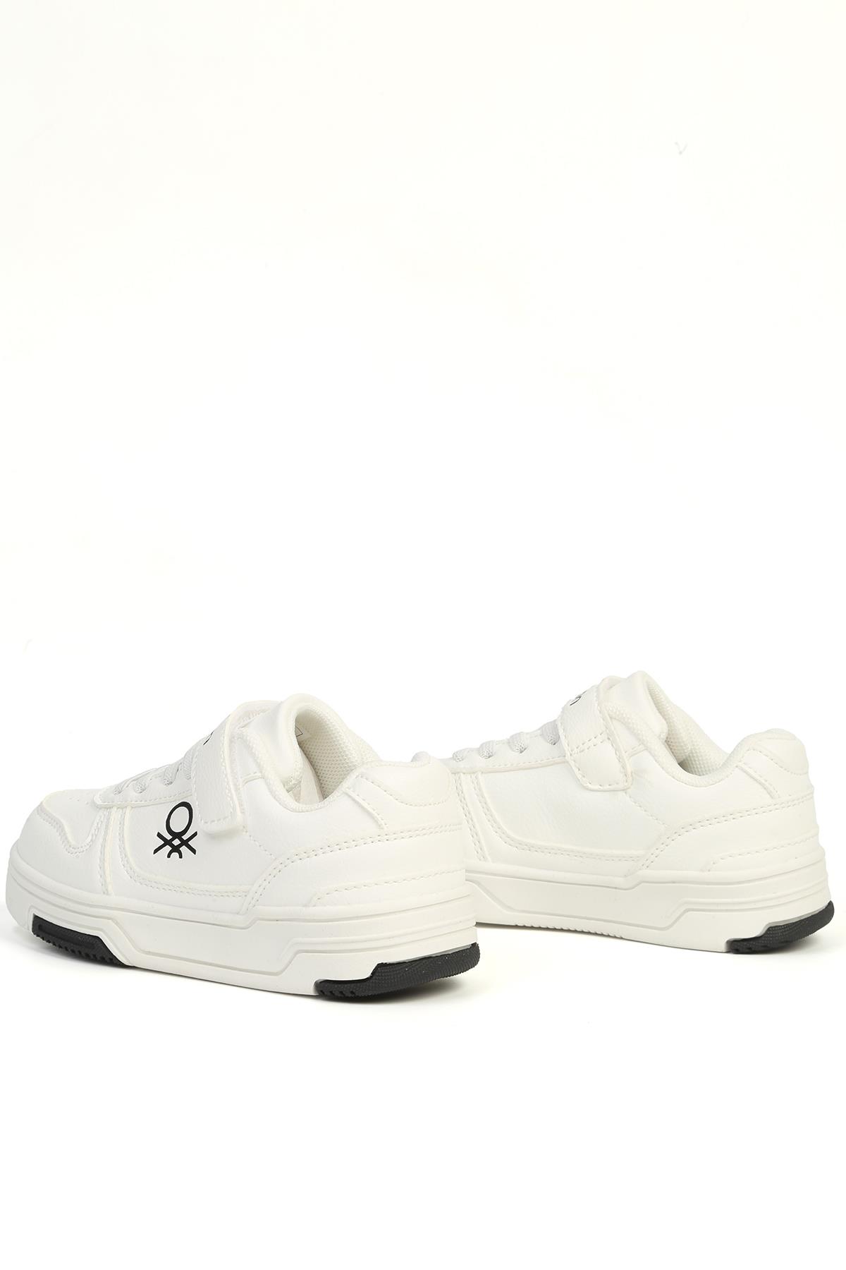Beyaz Çocuk Spor Ayakabı İTHAL BNI-11583 - Görsel 4