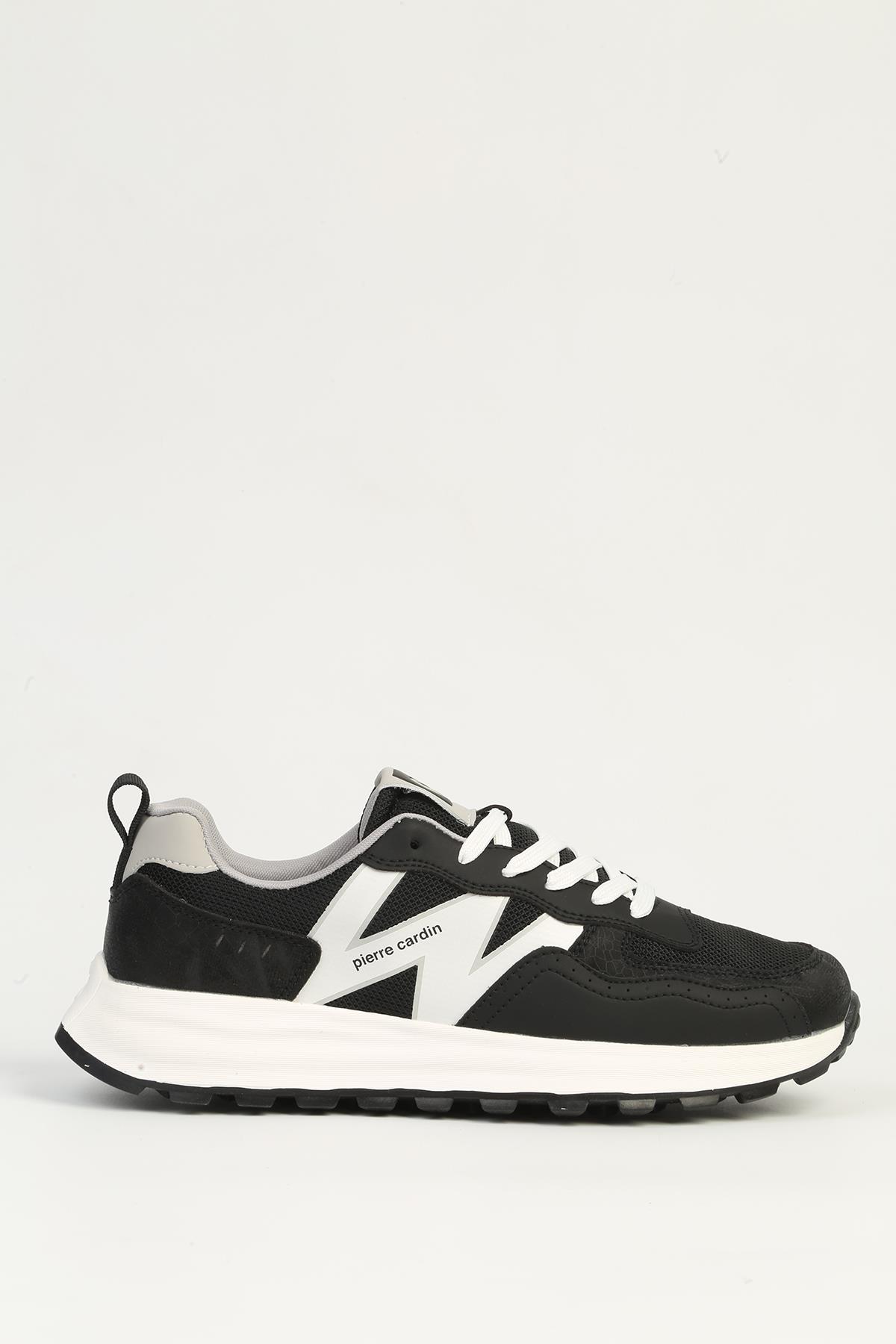 Siyah Beyaz Erkek Spor Ayakkabı İTHAL PCI-11382 - Görsel 2