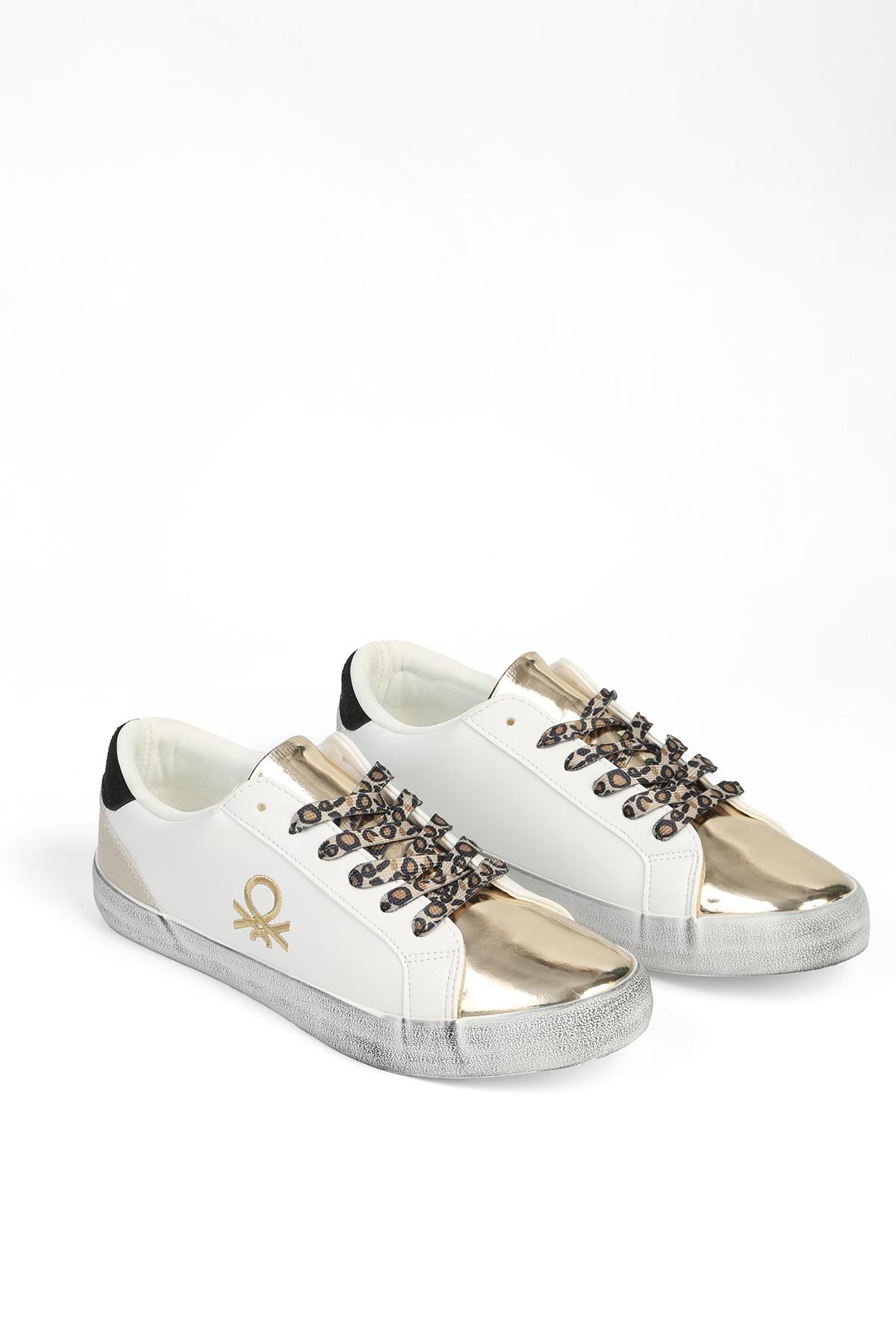 Beyaz Kadın Spor Ayakabı İTHAL BNI-11526 - Görsel 3