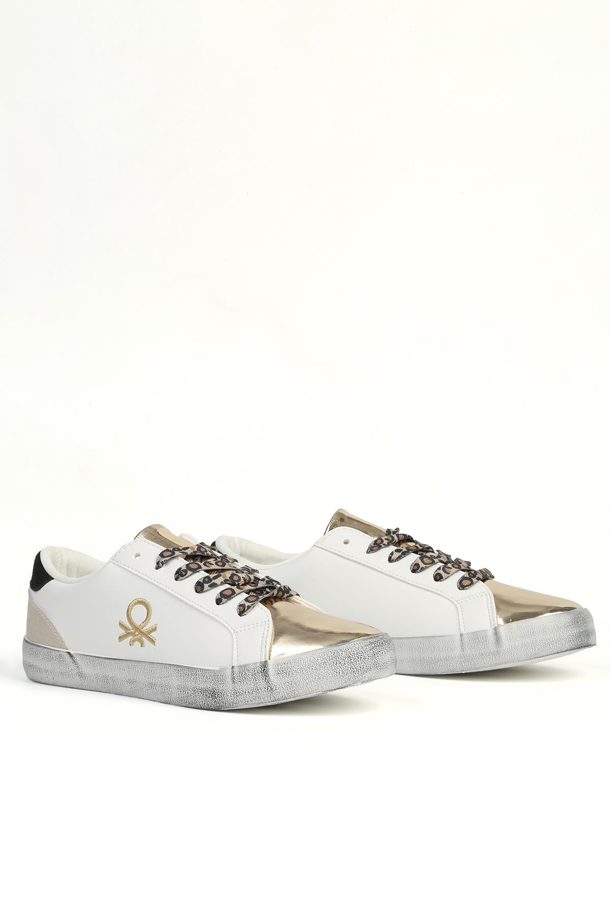 Beyaz Kadın Spor Ayakabı İTHAL BNI-11526 - Görsel 4