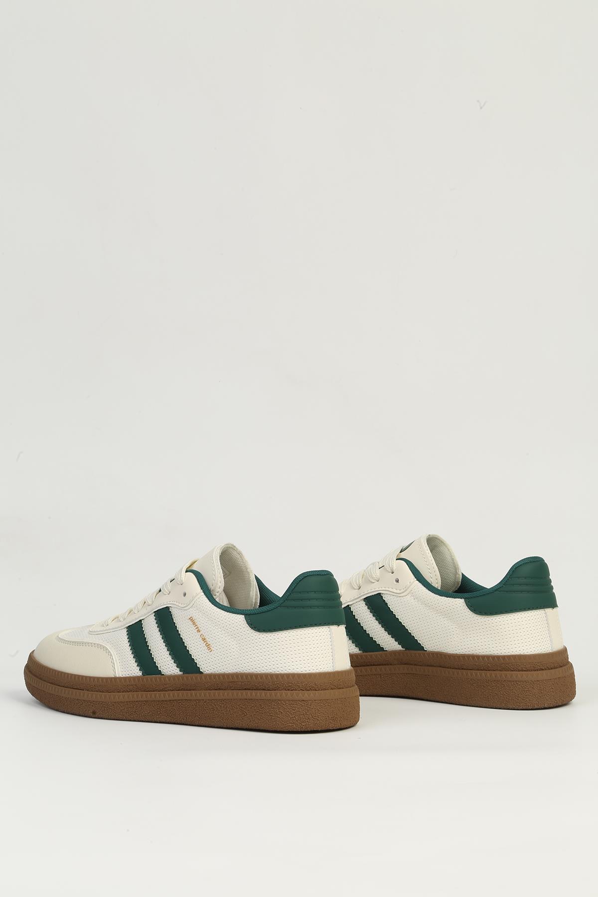 Beyaz Yeşil Erkek Spor Ayakkabı İTHAL PCI-11380 - Görsel 5