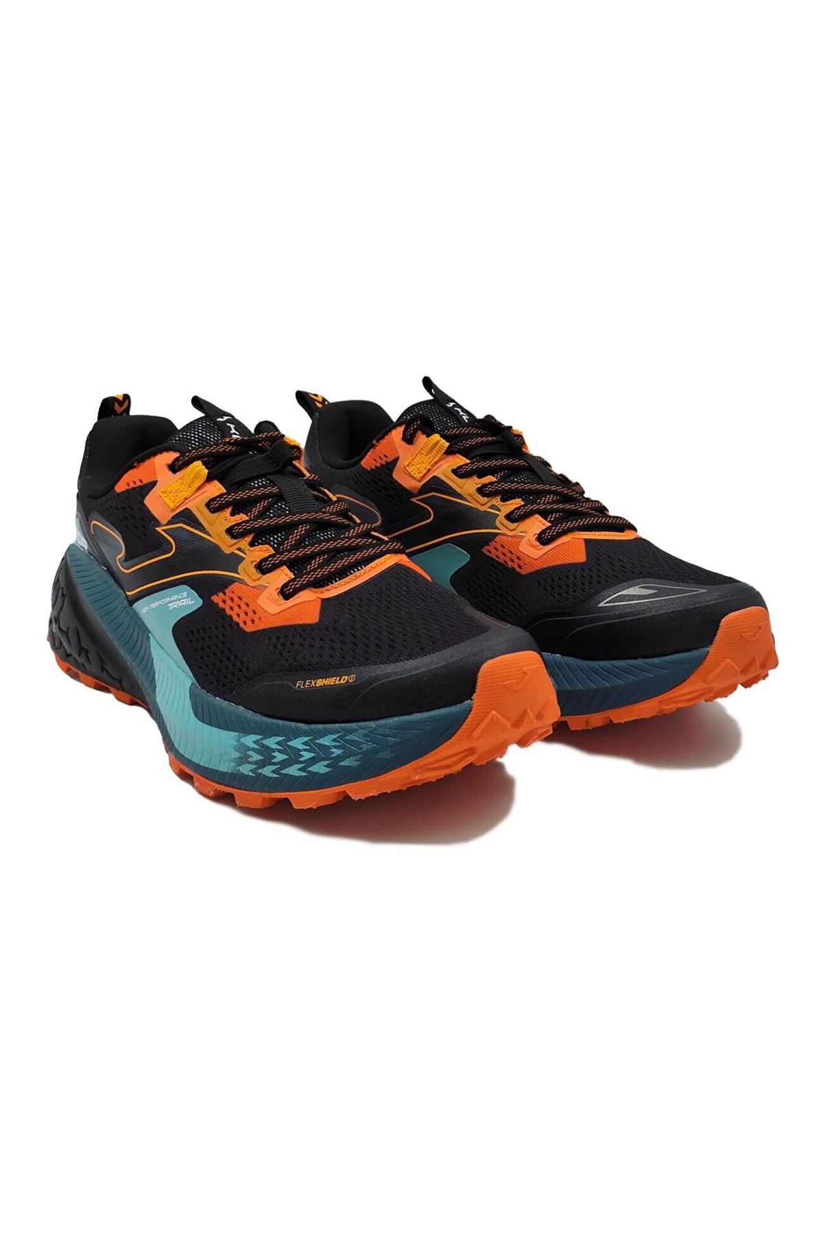 Erkek Koşu - Yürüyüş Ayakkabısı Kubor Men 2401 Black Turquoıse Orange Tkkubw2401 - Görsel 4