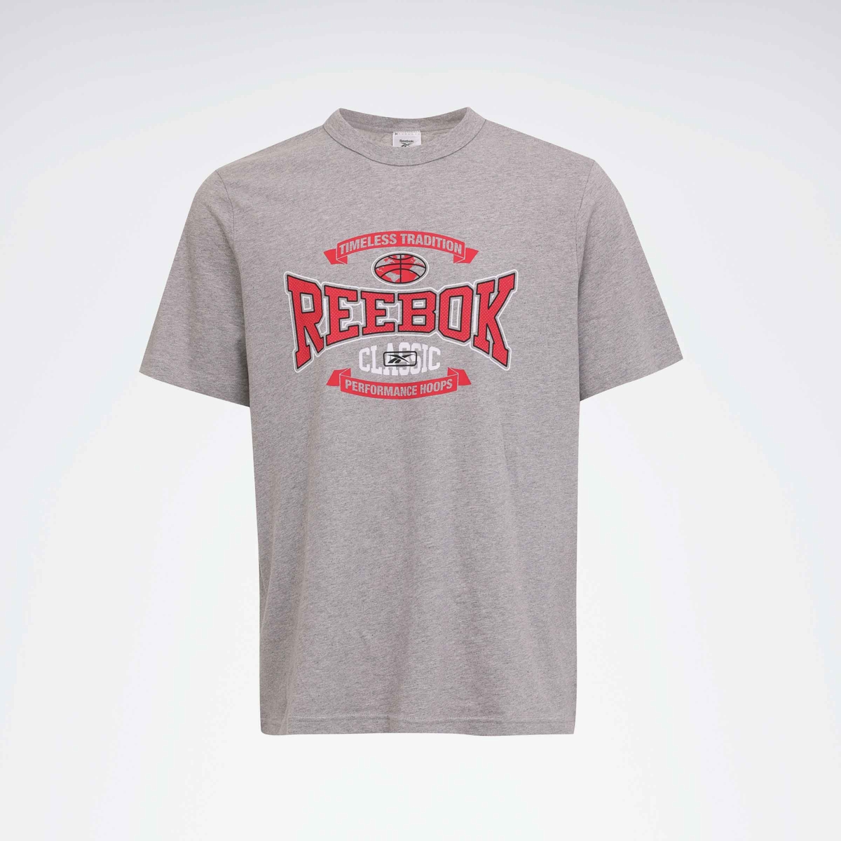 Reebok GS HS TRADITION TEE GRI MELANJ Erkek Kısa Kol T-Shirt