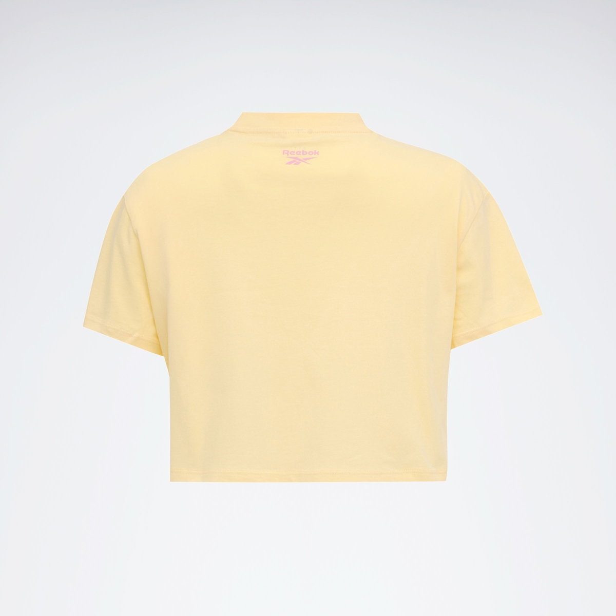 Reebok CHECK CROP TEE Sarı Kadın Kısa Kol T-Shirt