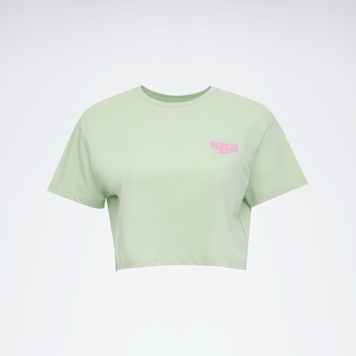 Reebok TENA CROP TEE Yeşil Kadın Kısa Kol T-Shirt