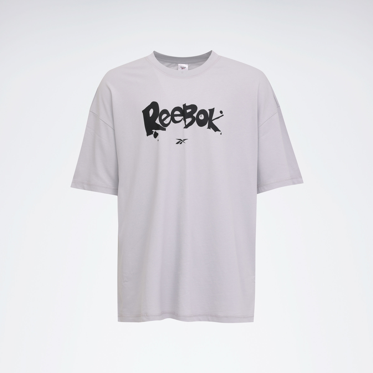 Reebok NEW ID OVRS GFX TEE Gri Erkek Kısa Kol T-Shirt