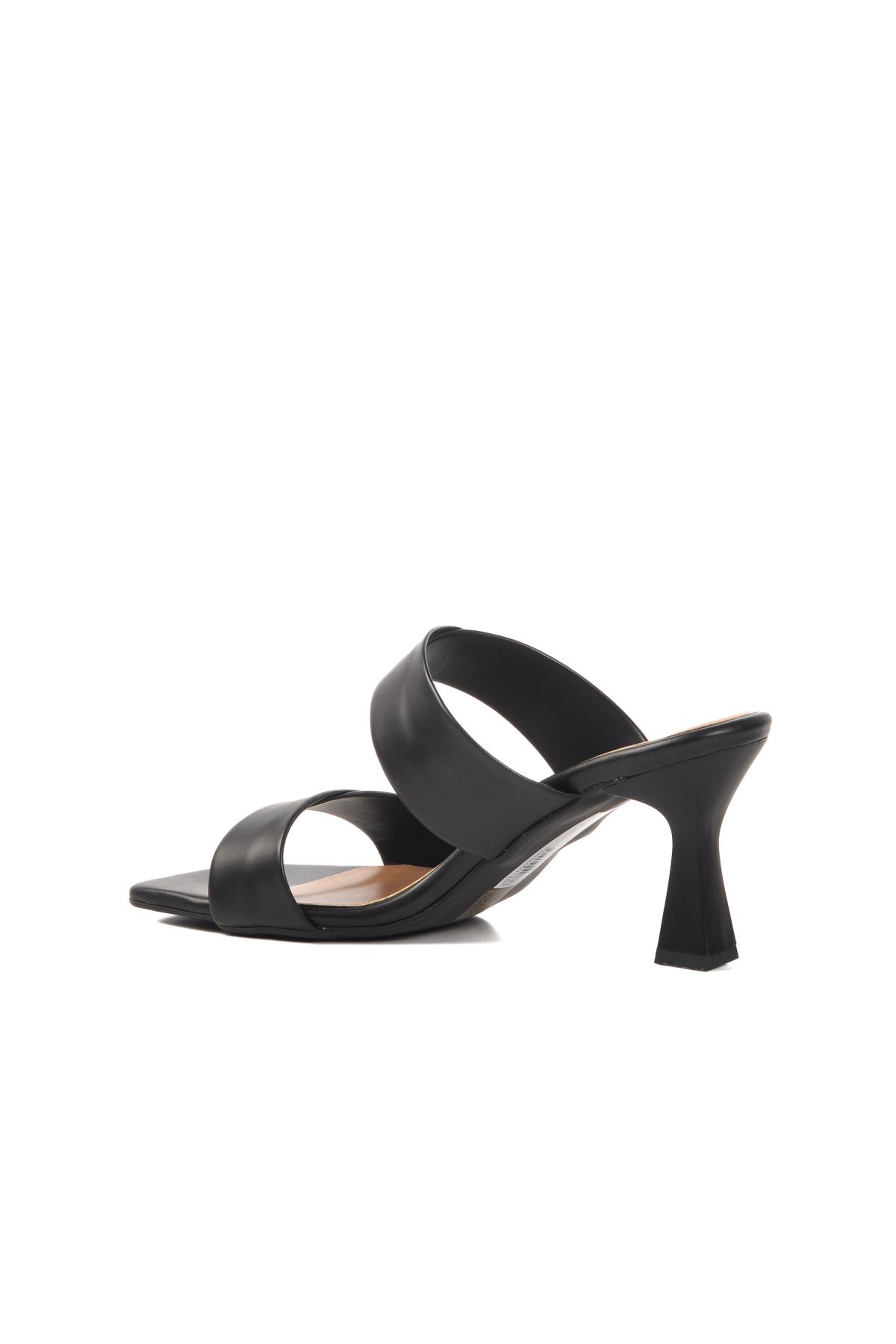 576006 Z Siyah Kadın Topuklu Terlik - Görsel 5