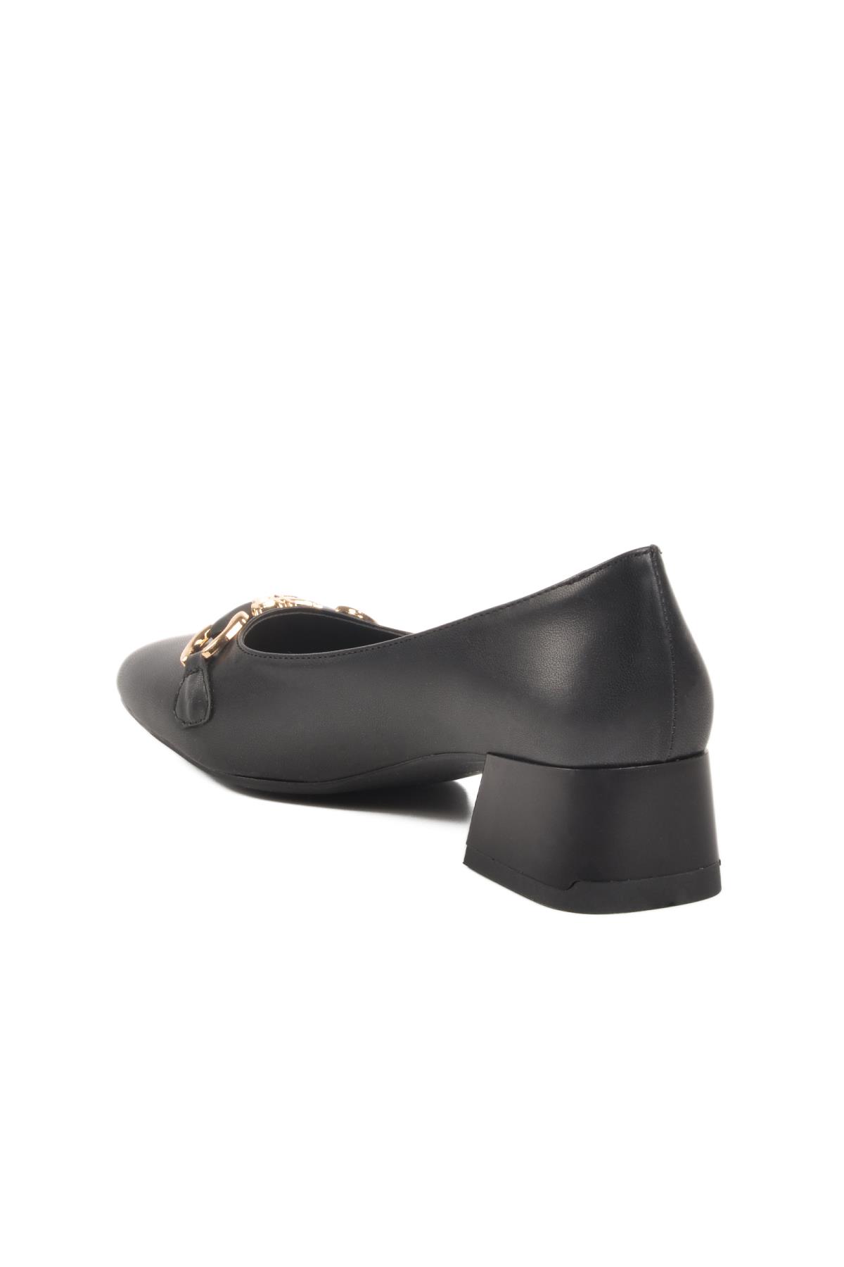 8671032 Z Siyah Kadın Günlük Topuklu Ayakkabı - Görsel 5