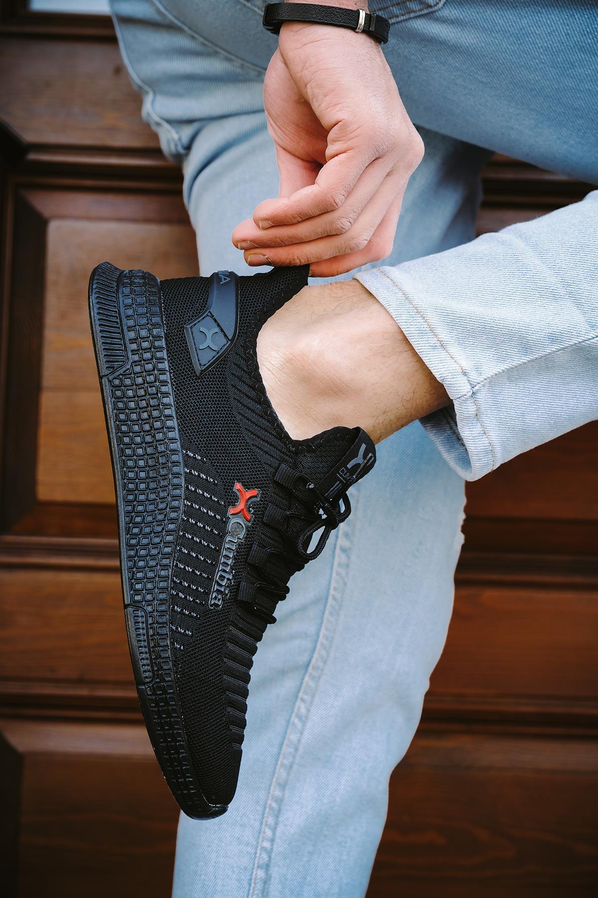 382 Cumbia Siyah Erkek Sneaker Spor Ayakkabı - Görsel 3