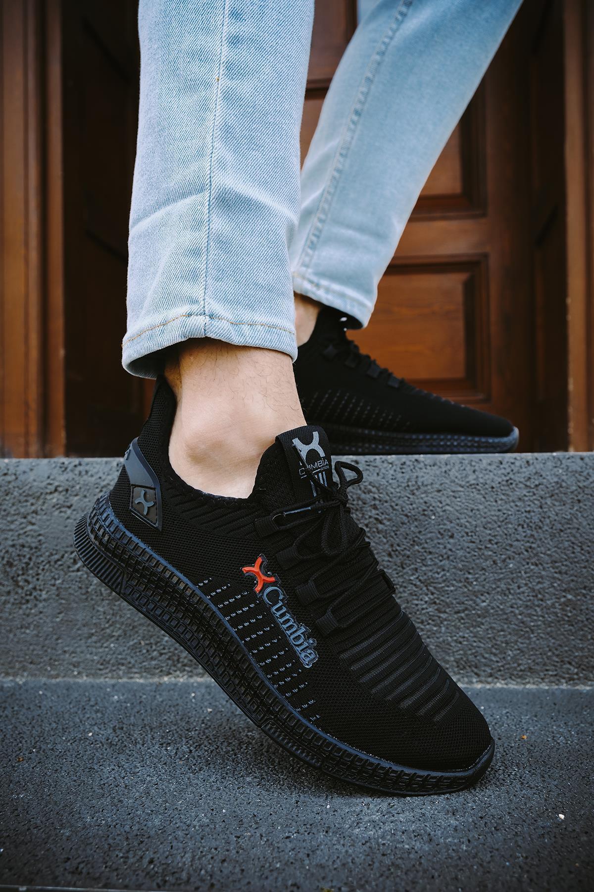 382 Cumbia Siyah Erkek Sneaker Spor Ayakkabı - Görsel 4