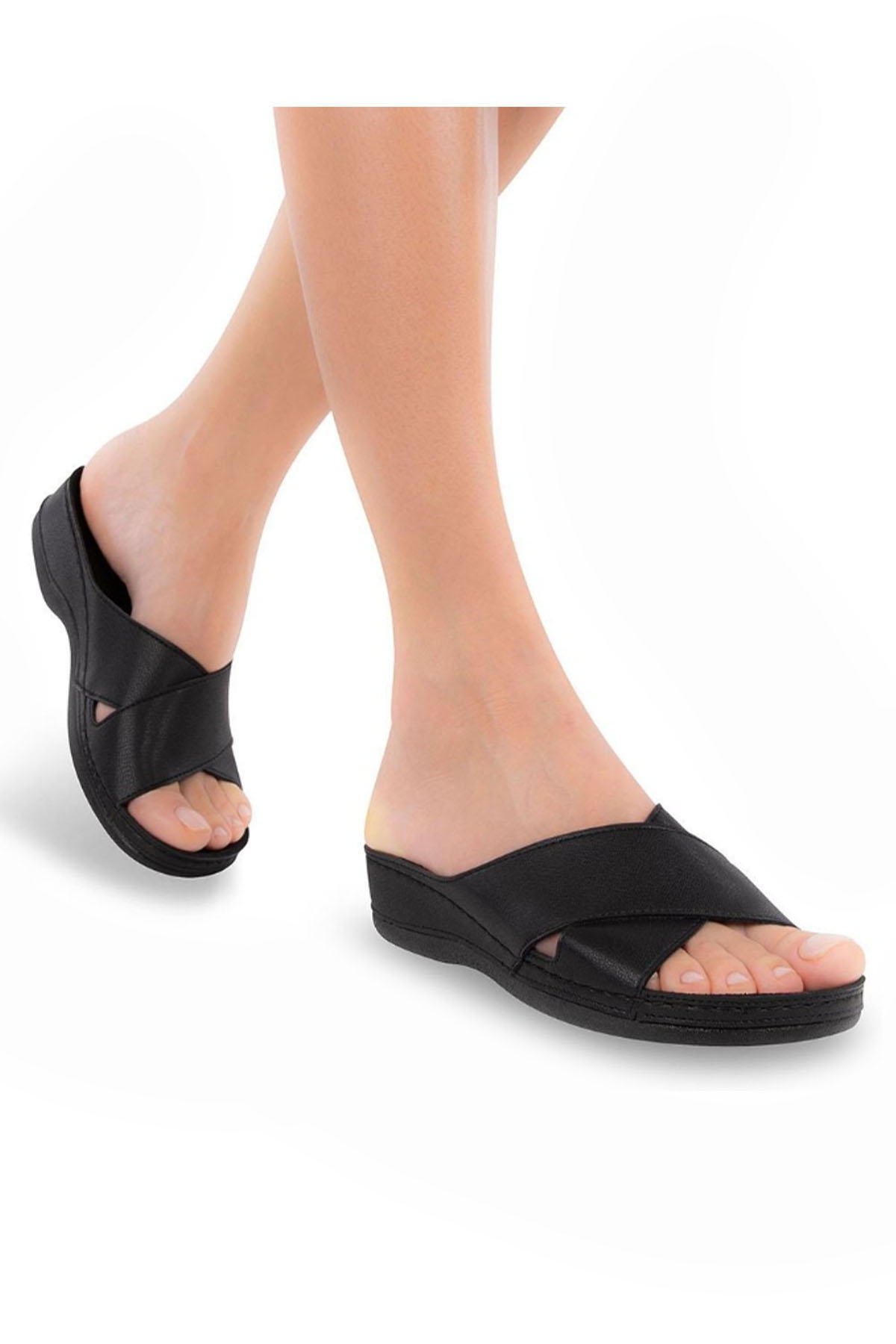Kadın Terlik 29162 Siyah - Görsel 2