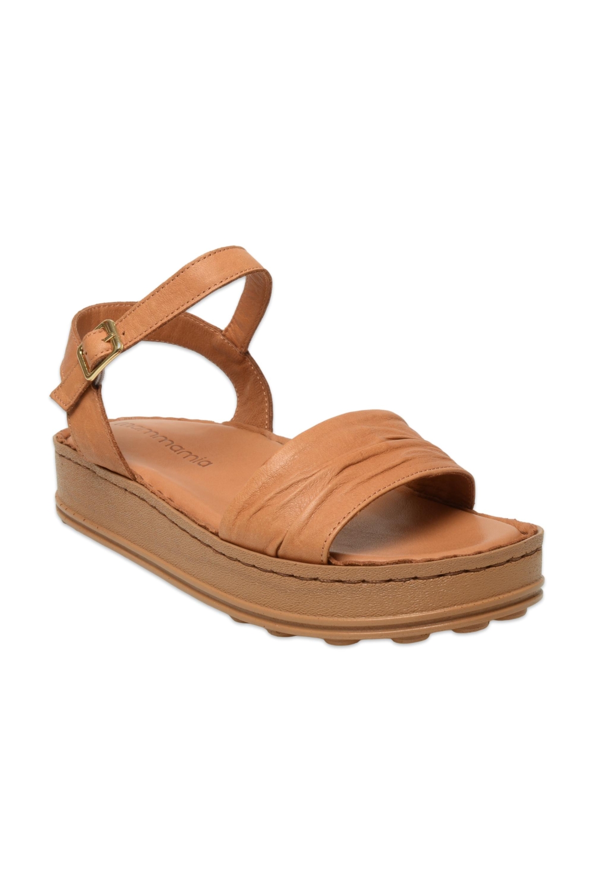 D25Ys-2590 Günlük Taba Kadın Sandalet - Görsel 3