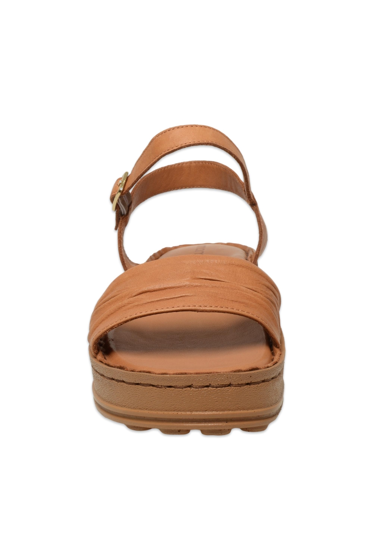 D25Ys-2590 Günlük Taba Kadın Sandalet - Görsel 4