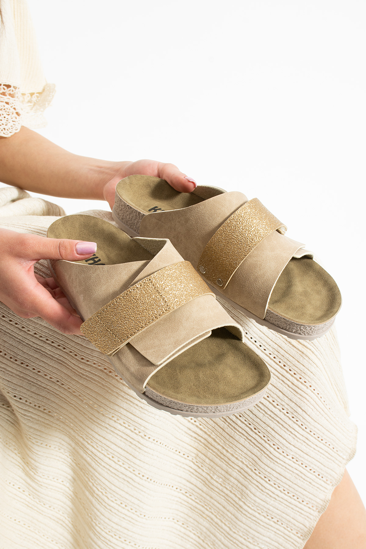 Fenne Anatomik Ortopedik Tek Bantlı Kadın Terlik - Görsel 4