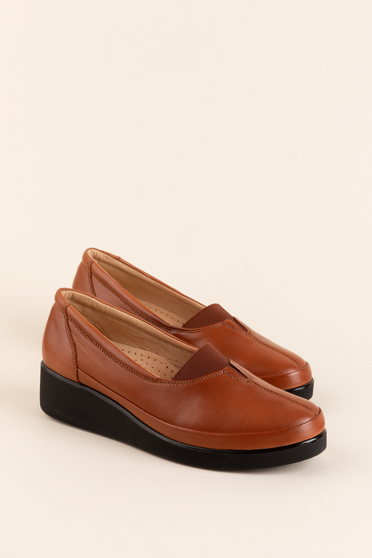 Gondol İçi Dışı Hakiki Deri Yumuşak Dokulu Günlük Ayakkabı ndr.101 - Görsel 2