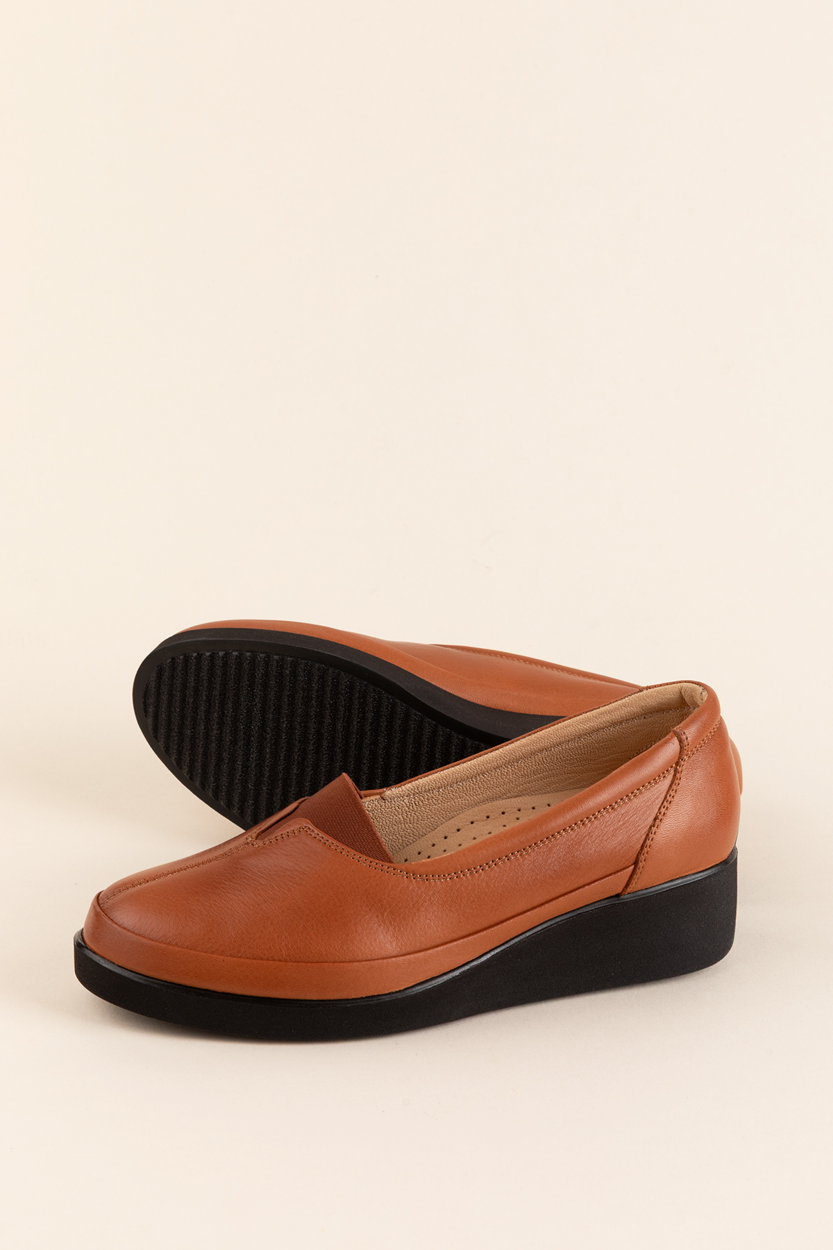 Gondol İçi Dışı Hakiki Deri Yumuşak Dokulu Günlük Ayakkabı ndr.101 - Görsel 3