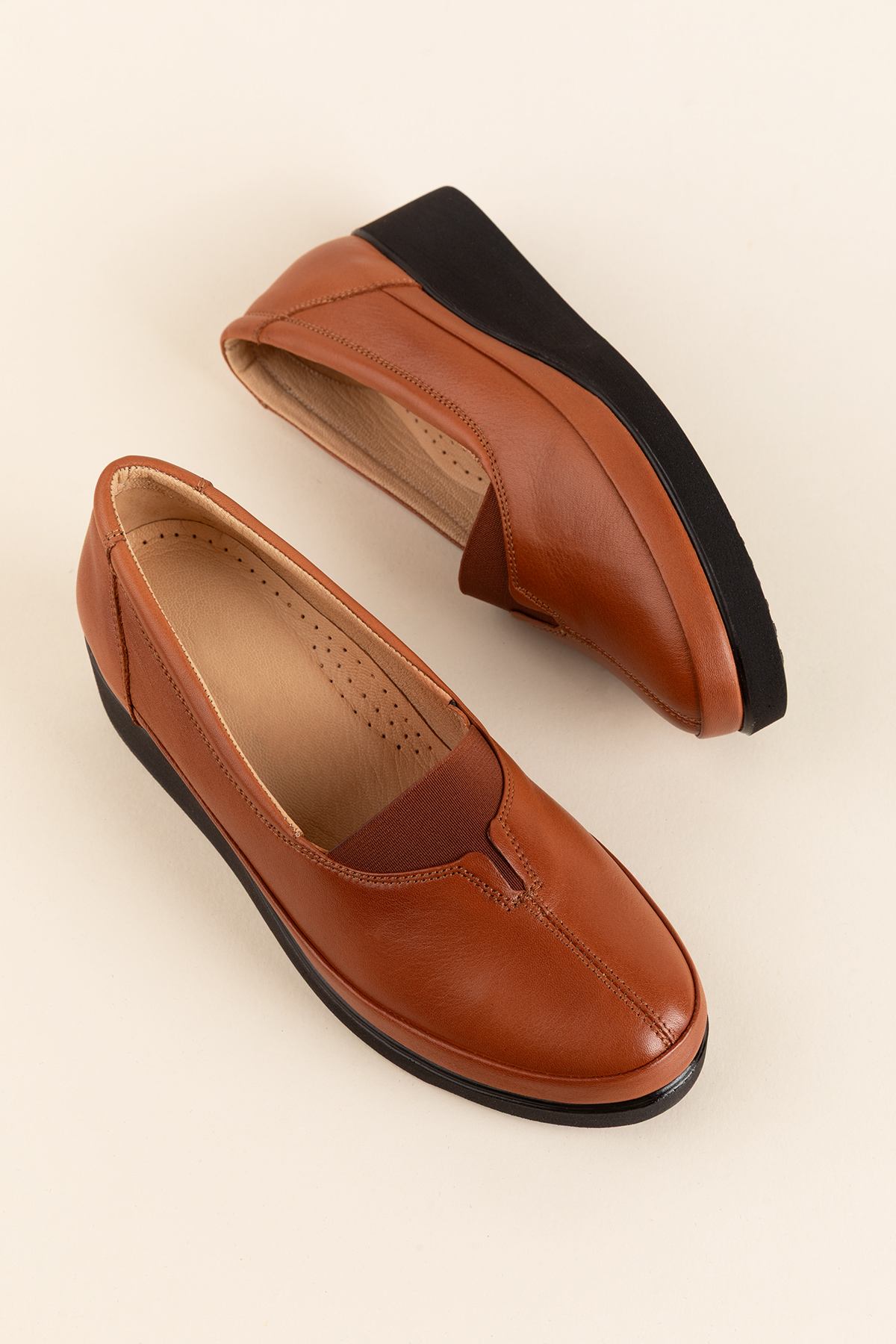 Gondol İçi Dışı Hakiki Deri Yumuşak Dokulu Günlük Ayakkabı ndr.101 - Görsel 4