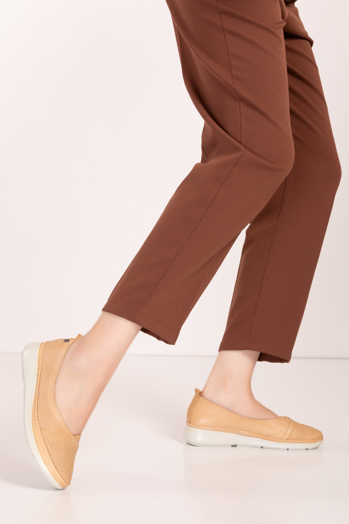 Gondol Hakiki Deri Yazlık Günlük Rahat Babet vtg.401 - Görsel 4